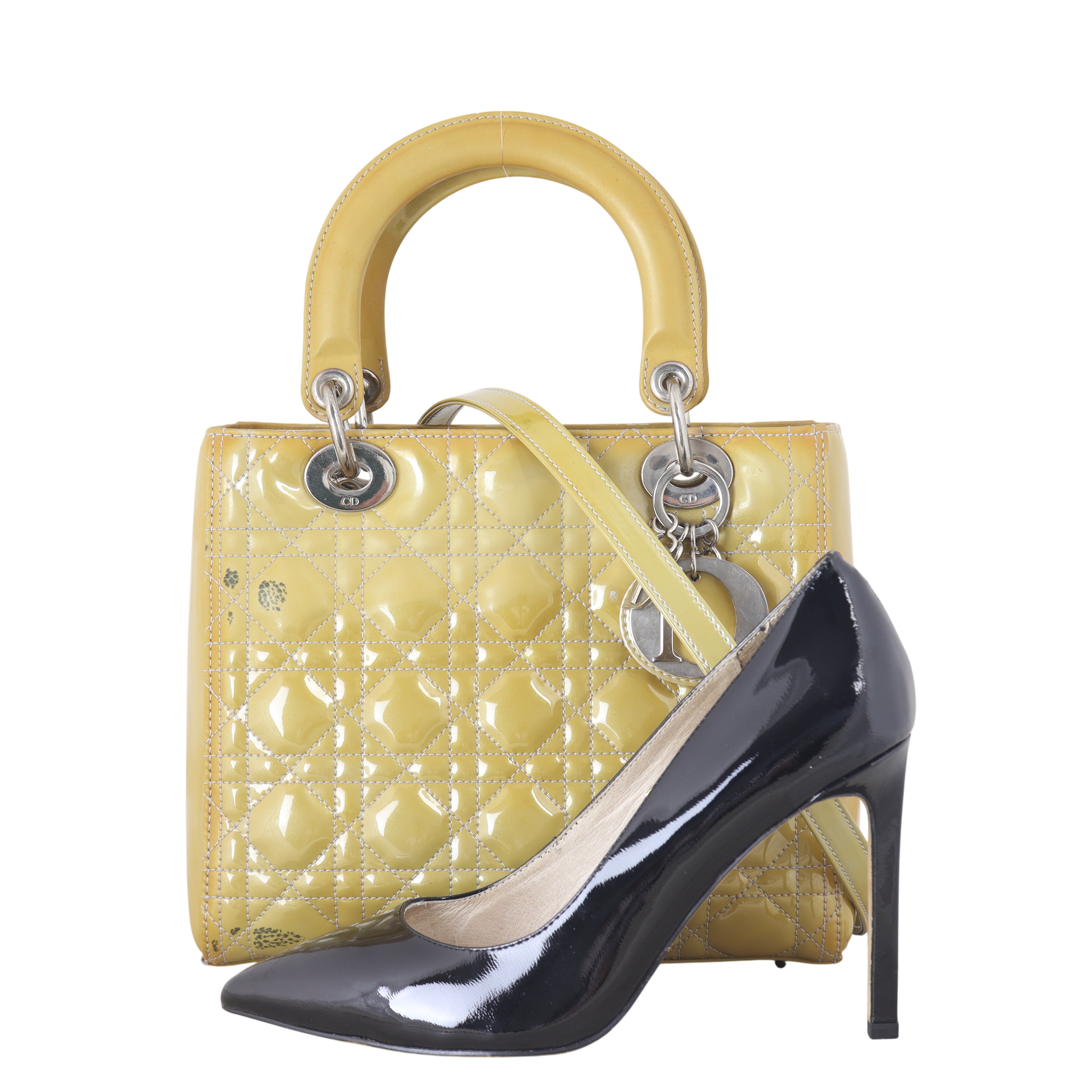 Dior Lady Dior Medium Patent