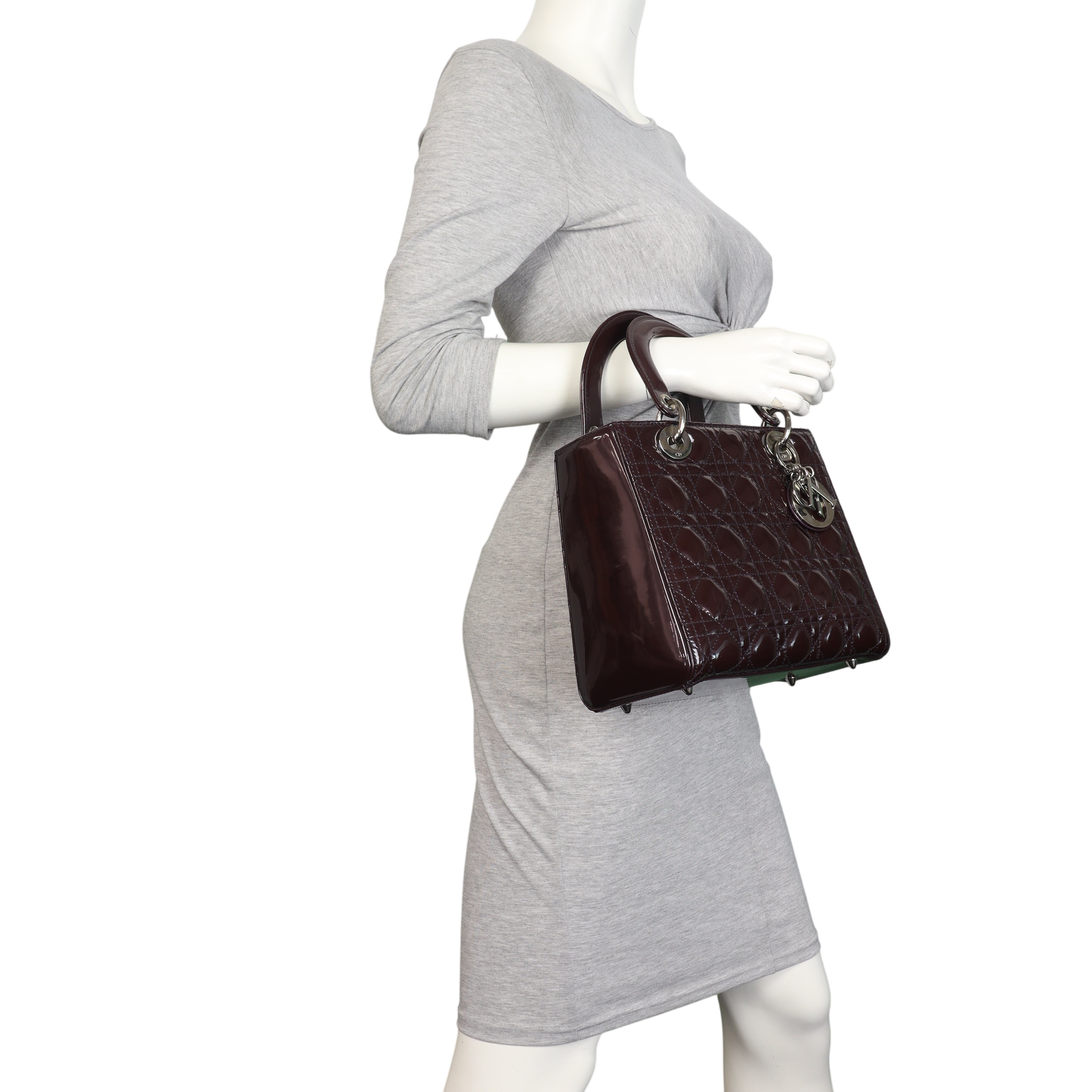 Dior Lady Dior Medium Patent