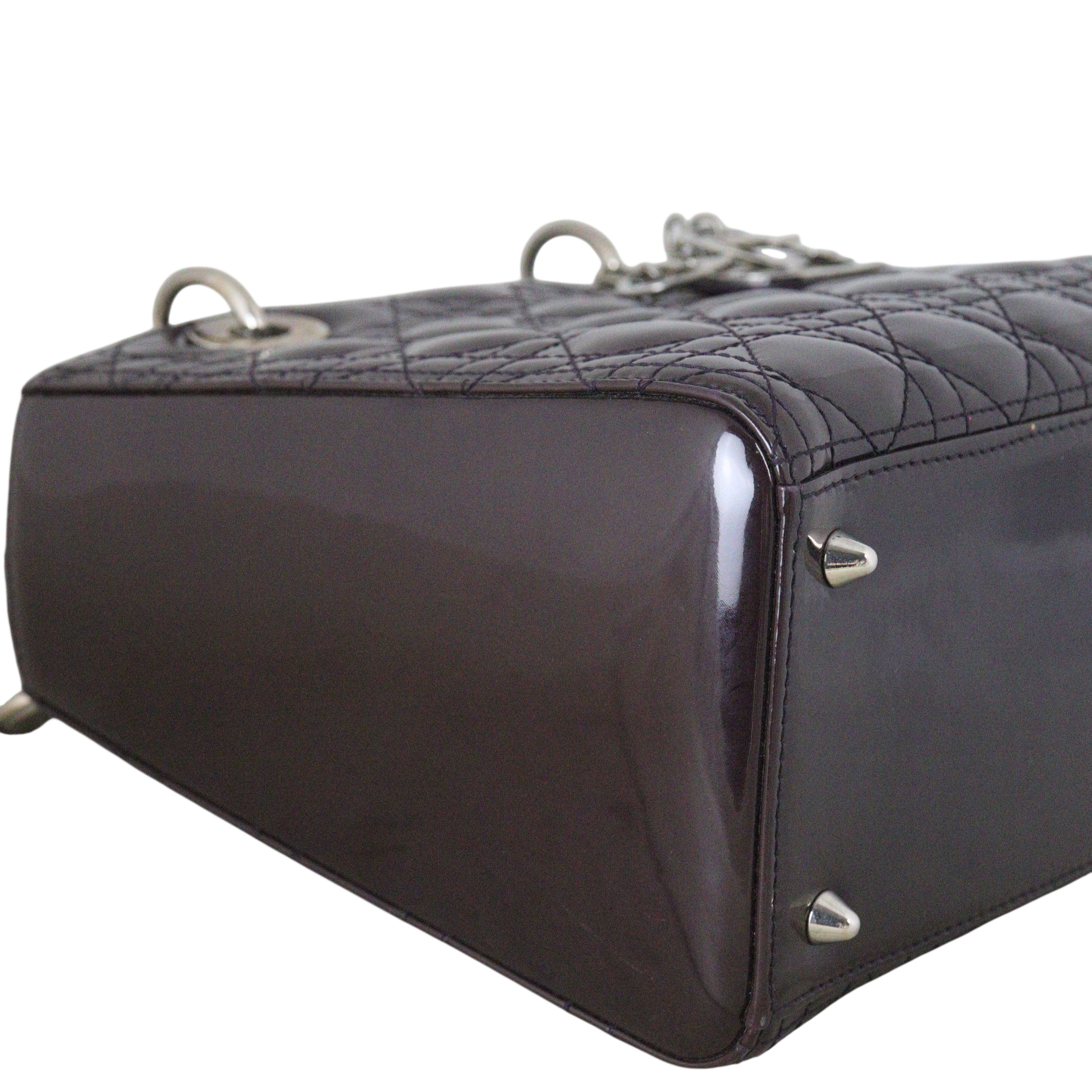 Dior Lady Dior Medium Patent