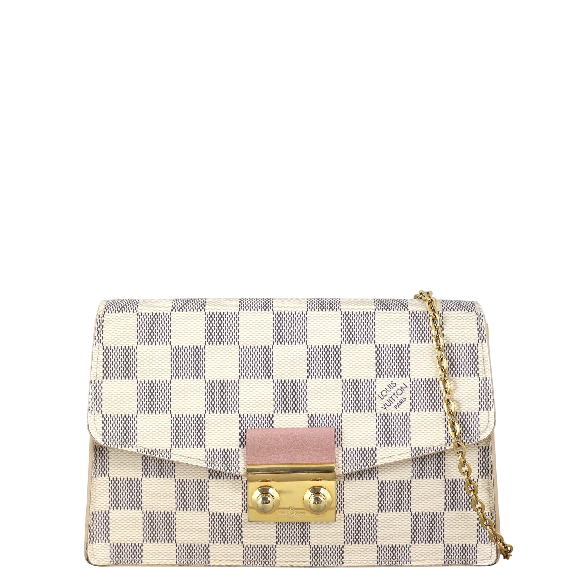 Louis Vuitton Croisette Chain Wallet Damier Azur