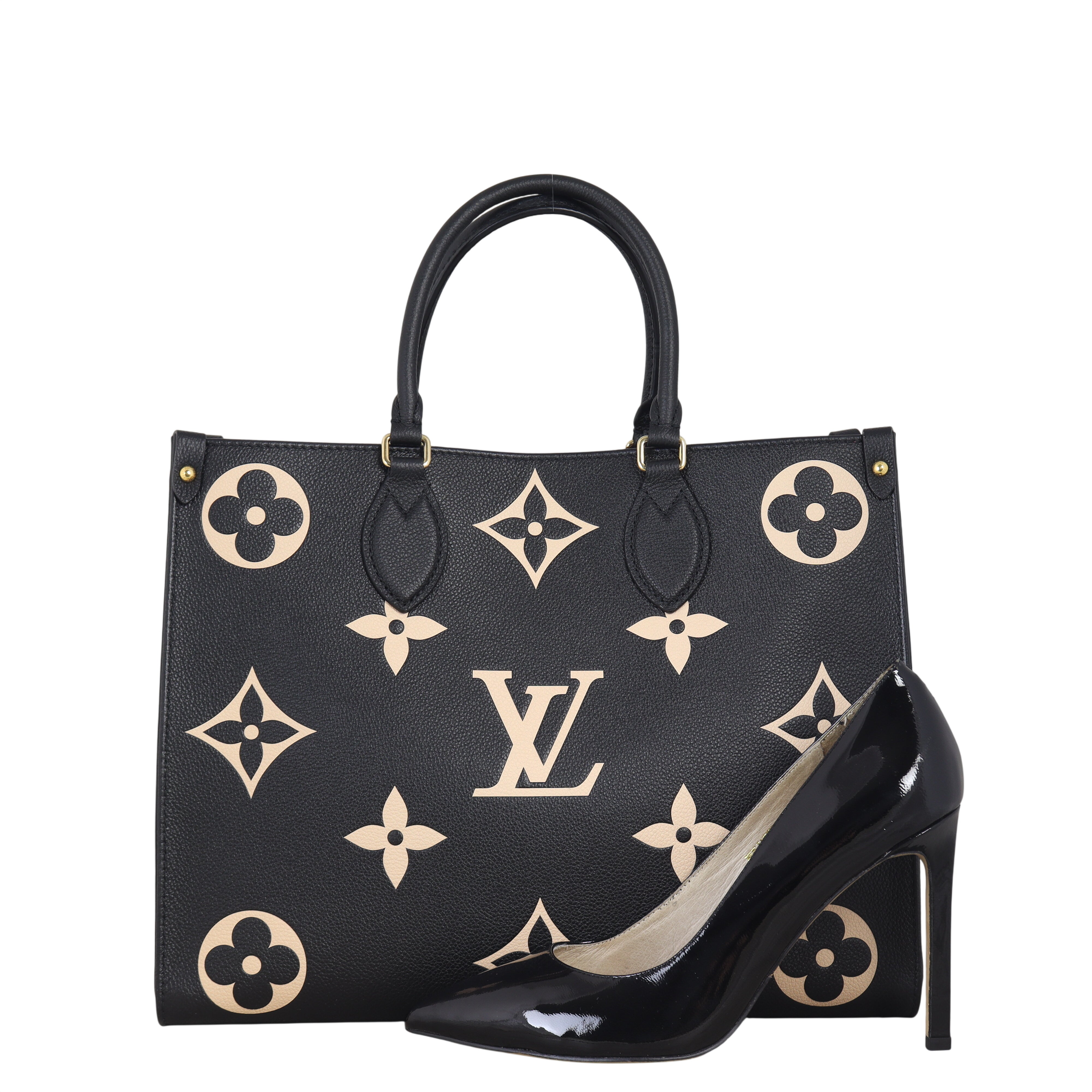 Louis Vuitton OnTheGo MM Monogram Empreinte Giant Bicolour
