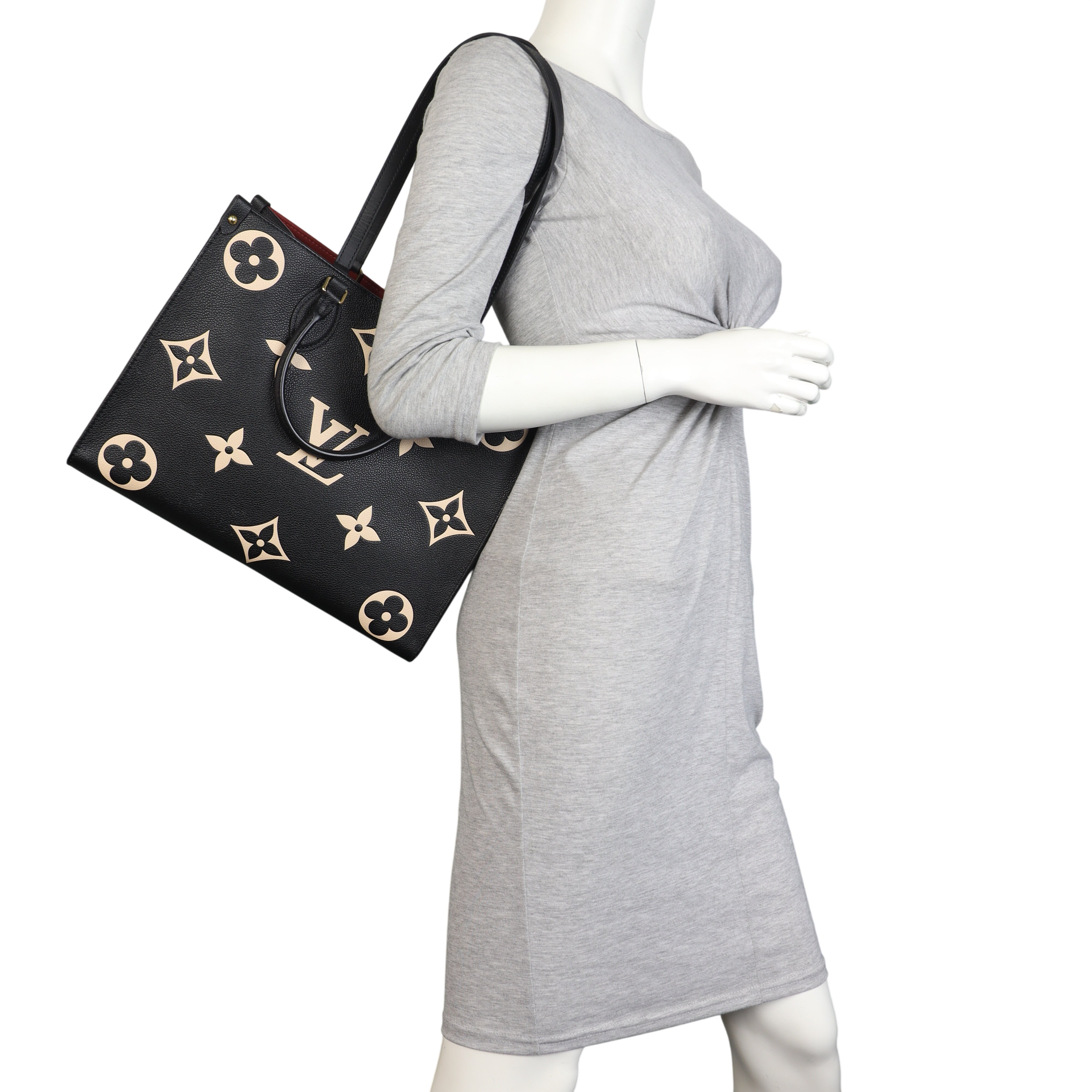 Louis Vuitton OnTheGo MM Monogram Empreinte Giant Bicolour
