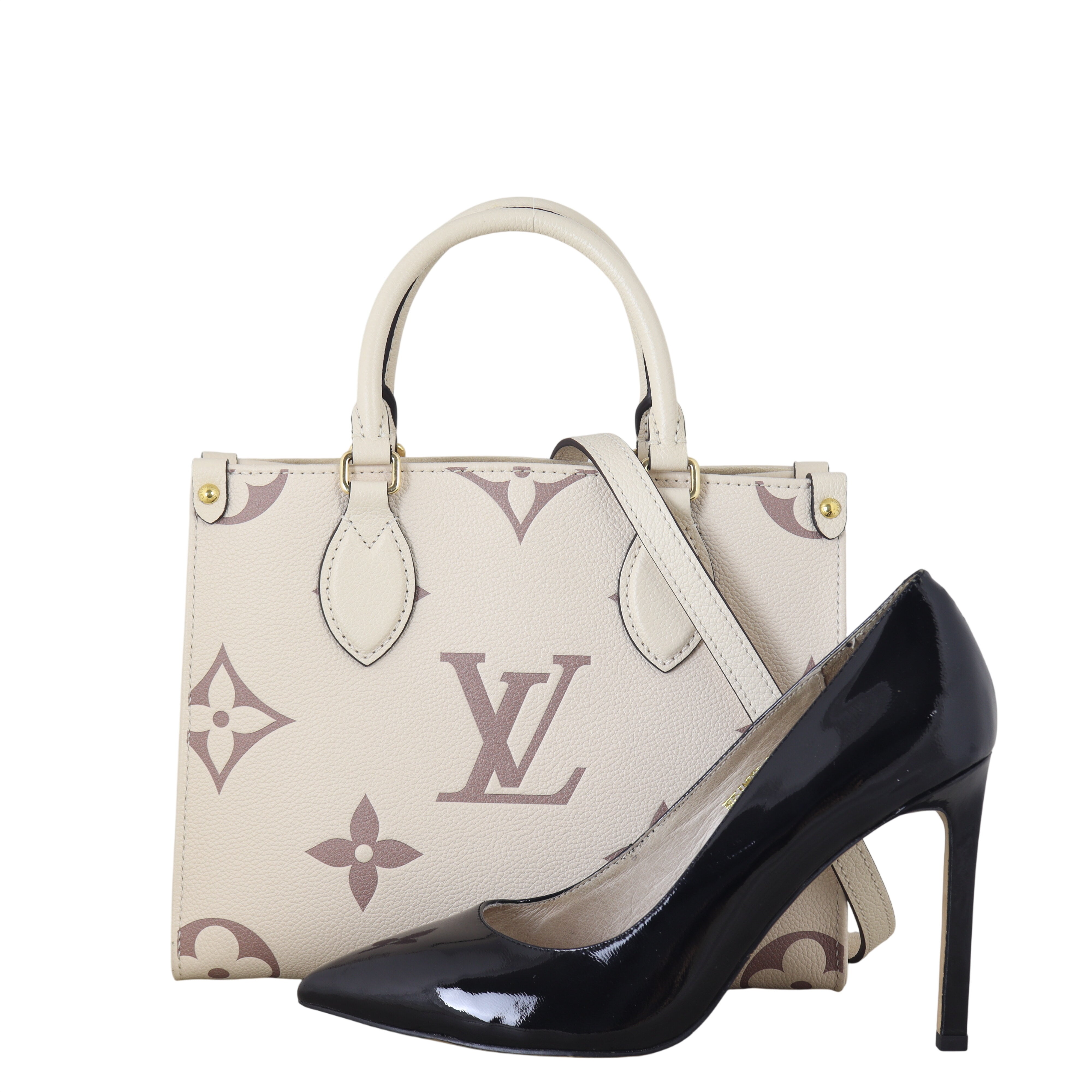 Louis Vuitton OnTheGo PM Monogram Empreinte Giant Bicolour