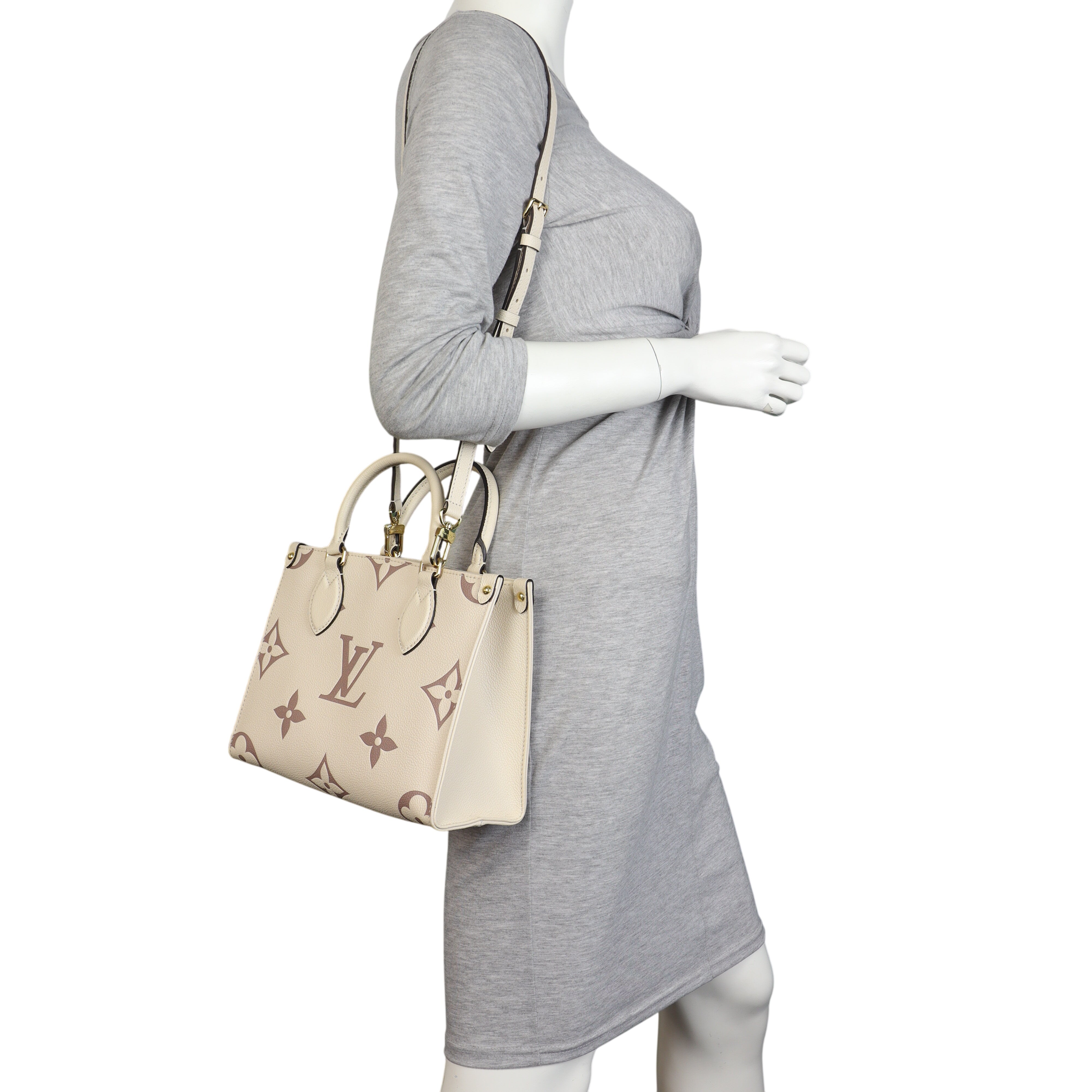 Louis Vuitton OnTheGo PM Monogram Empreinte Giant Bicolour