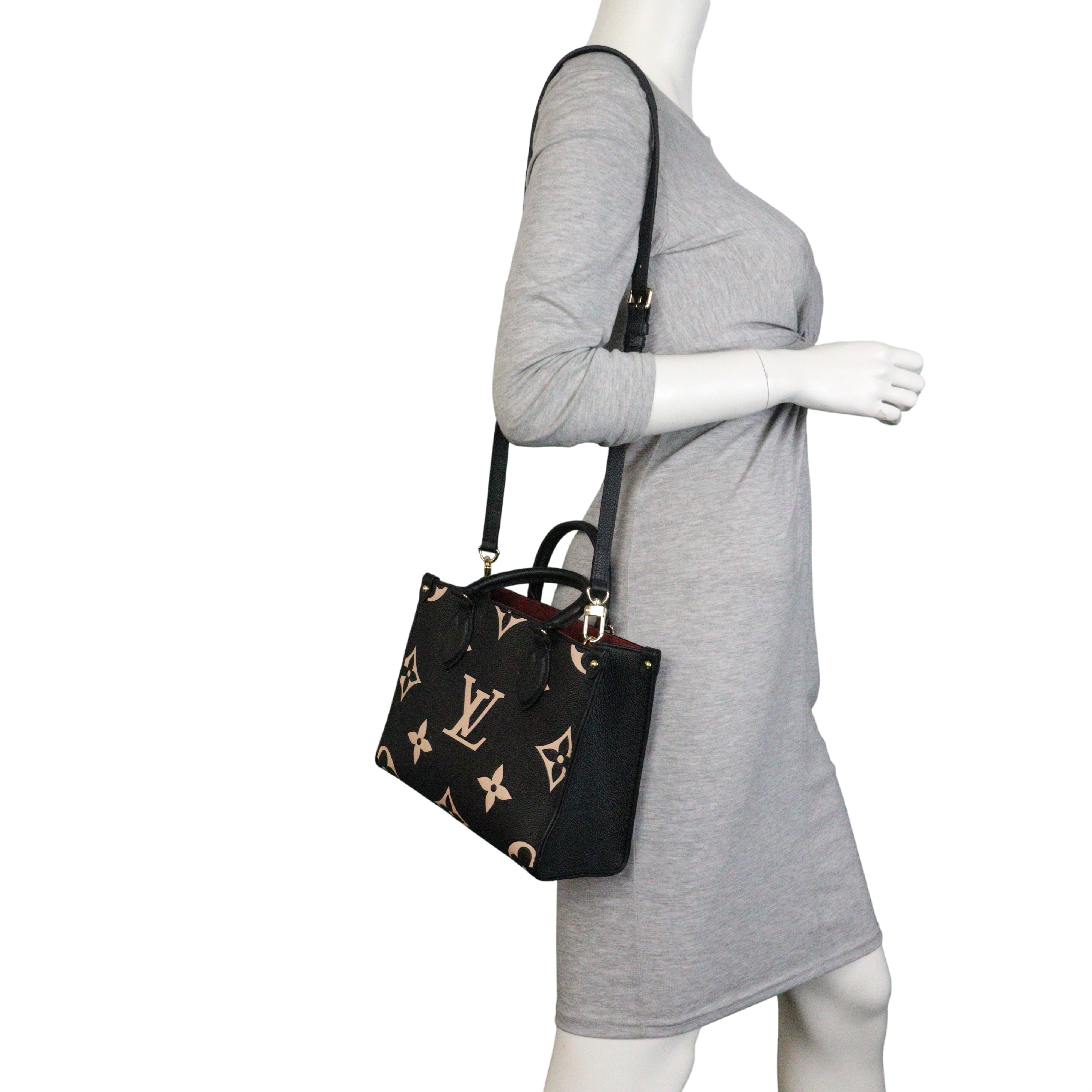 Louis Vuitton OnTheGo PM Monogram Empreinte Giant Bicolour