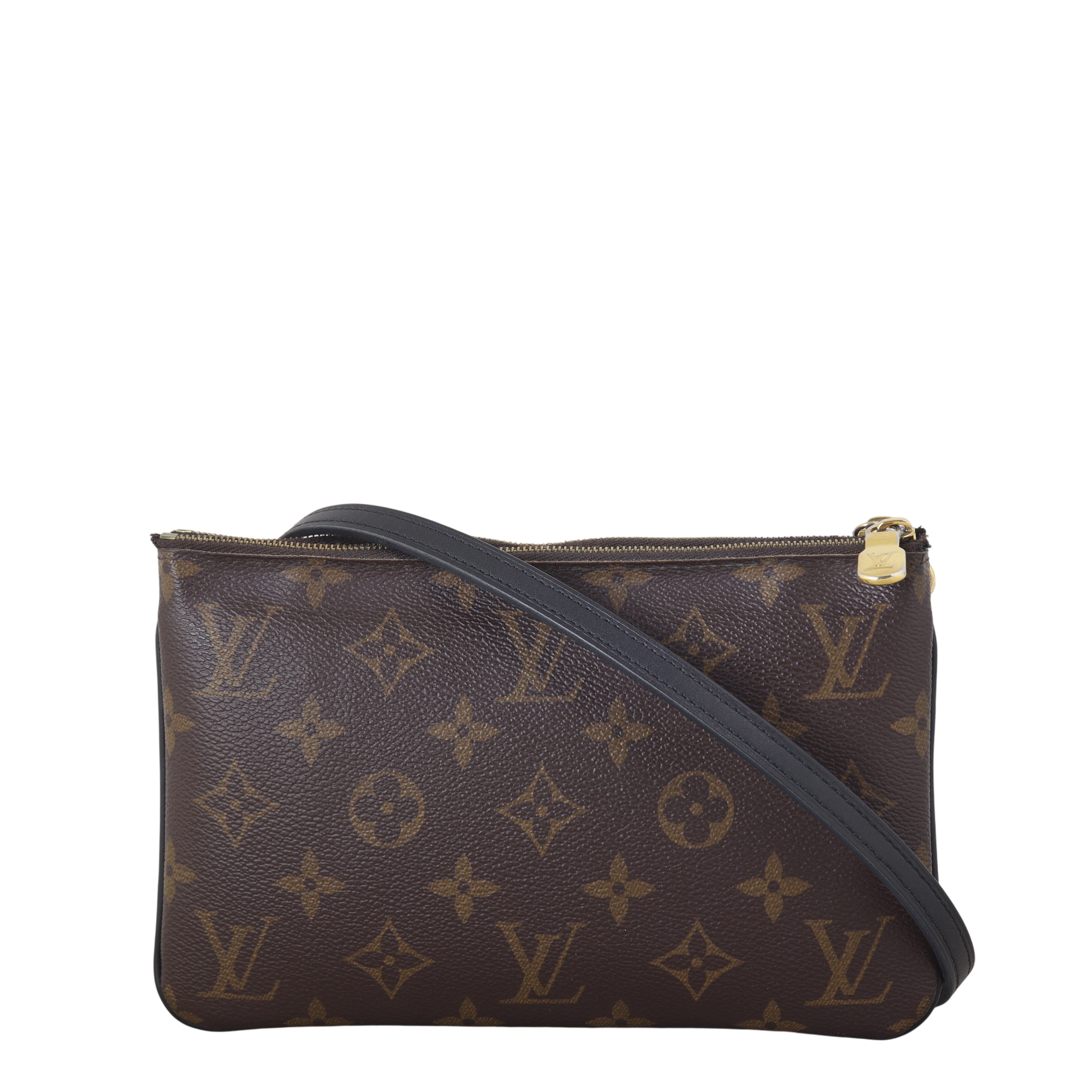 Louis Vuitton Double Zip Pochette Monogram Giant Reverse