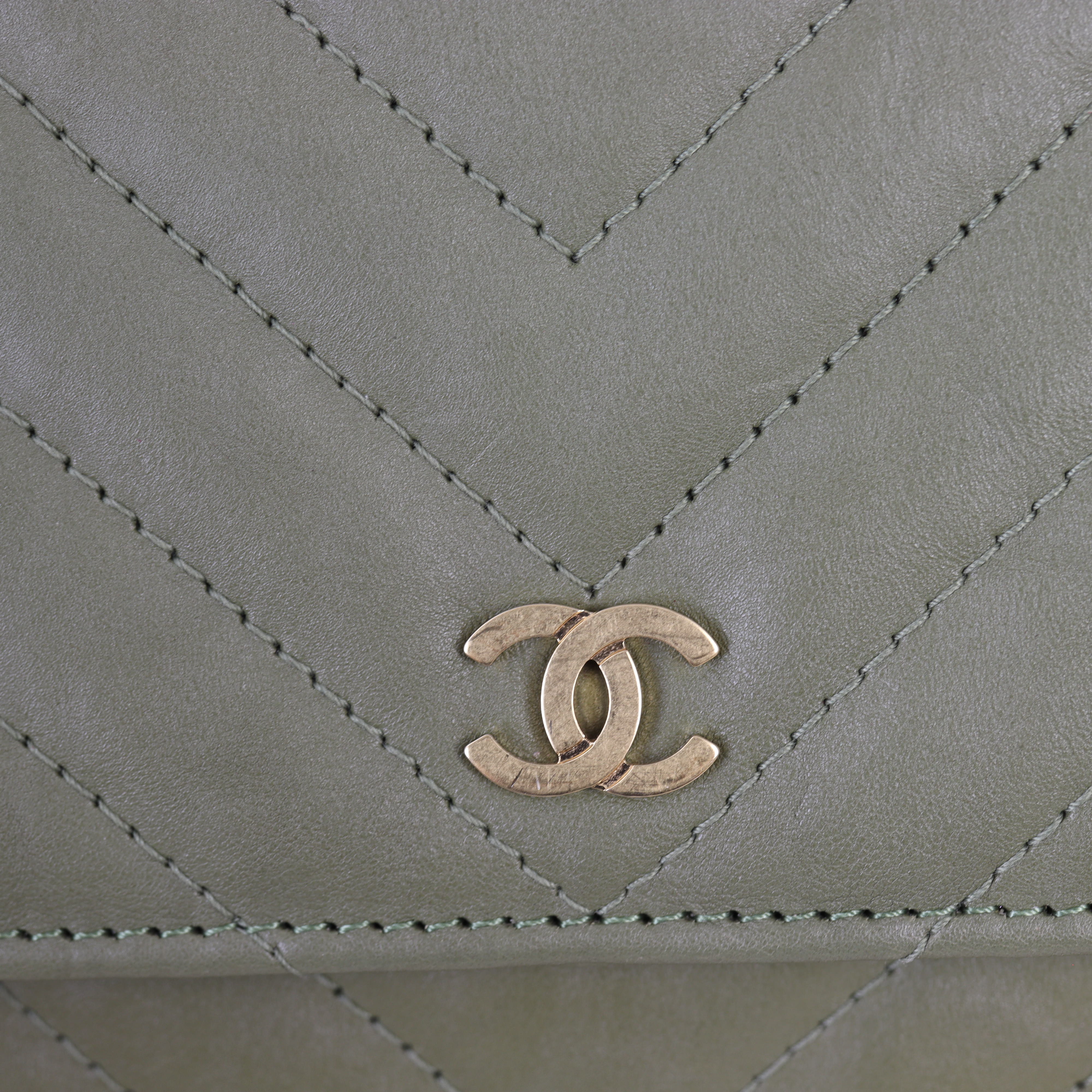 Chanel Classic Wallet on Chain Chevron
