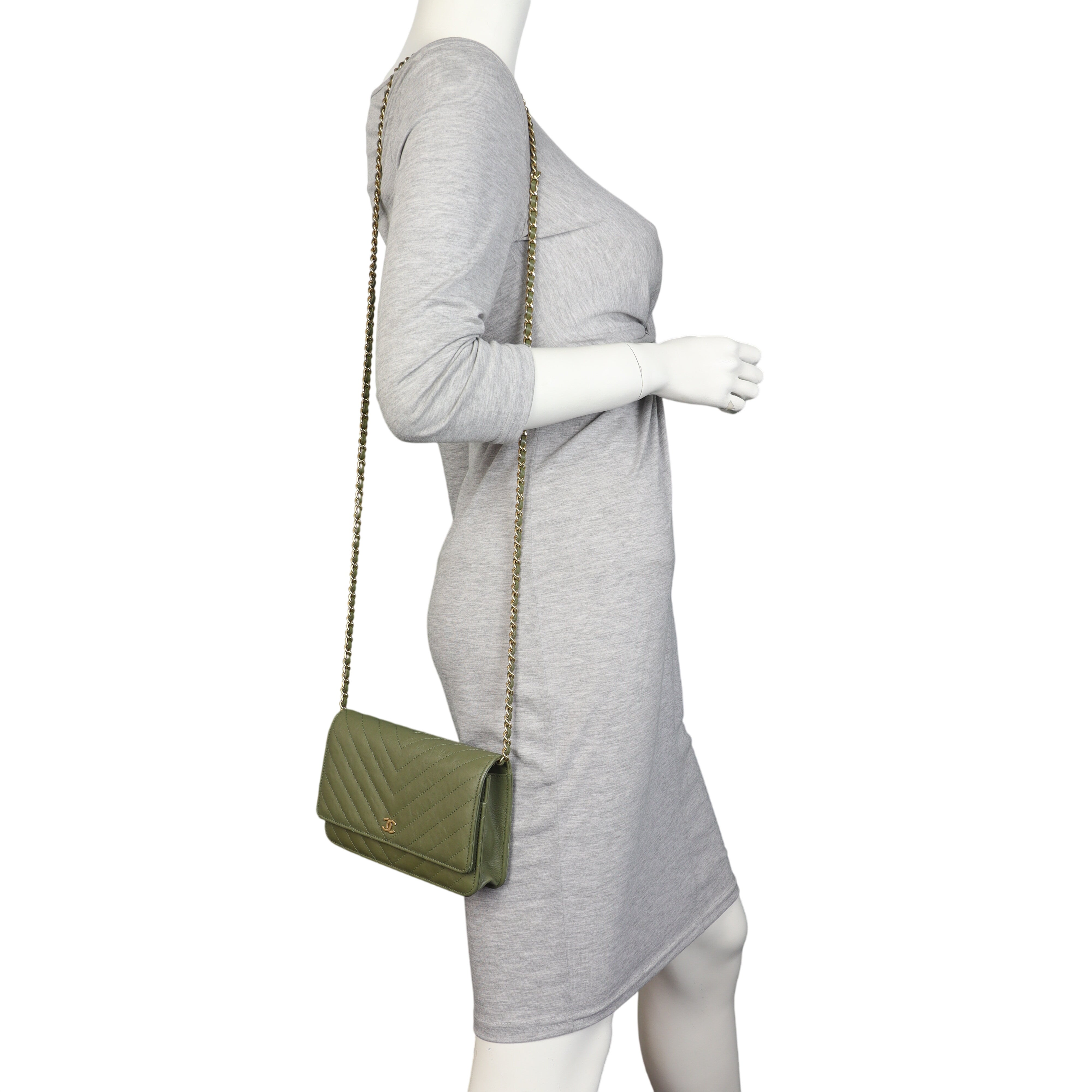 Chanel Classic Wallet on Chain Chevron