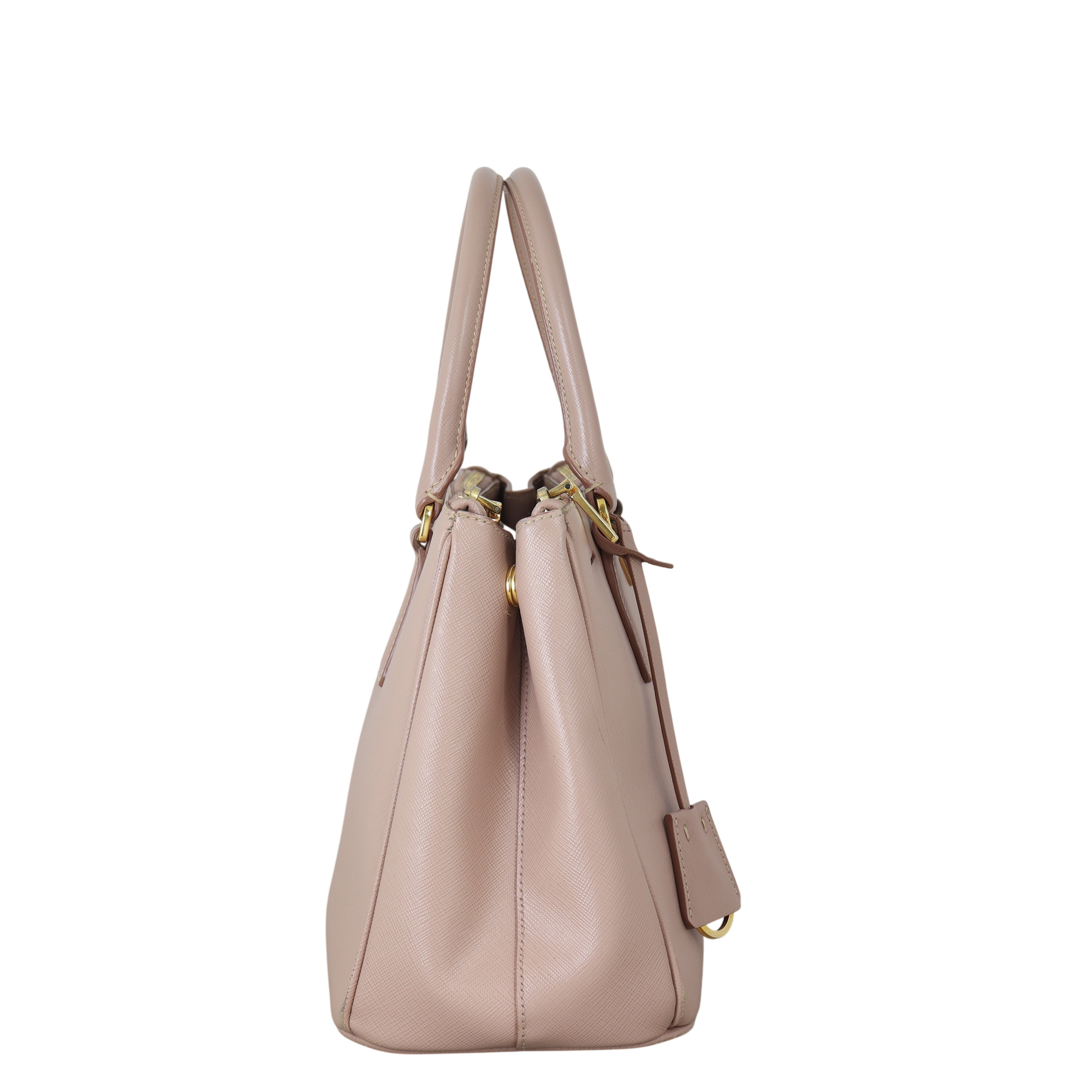 Prada Saffiano Lux Galleria Double Zip Tote Medium