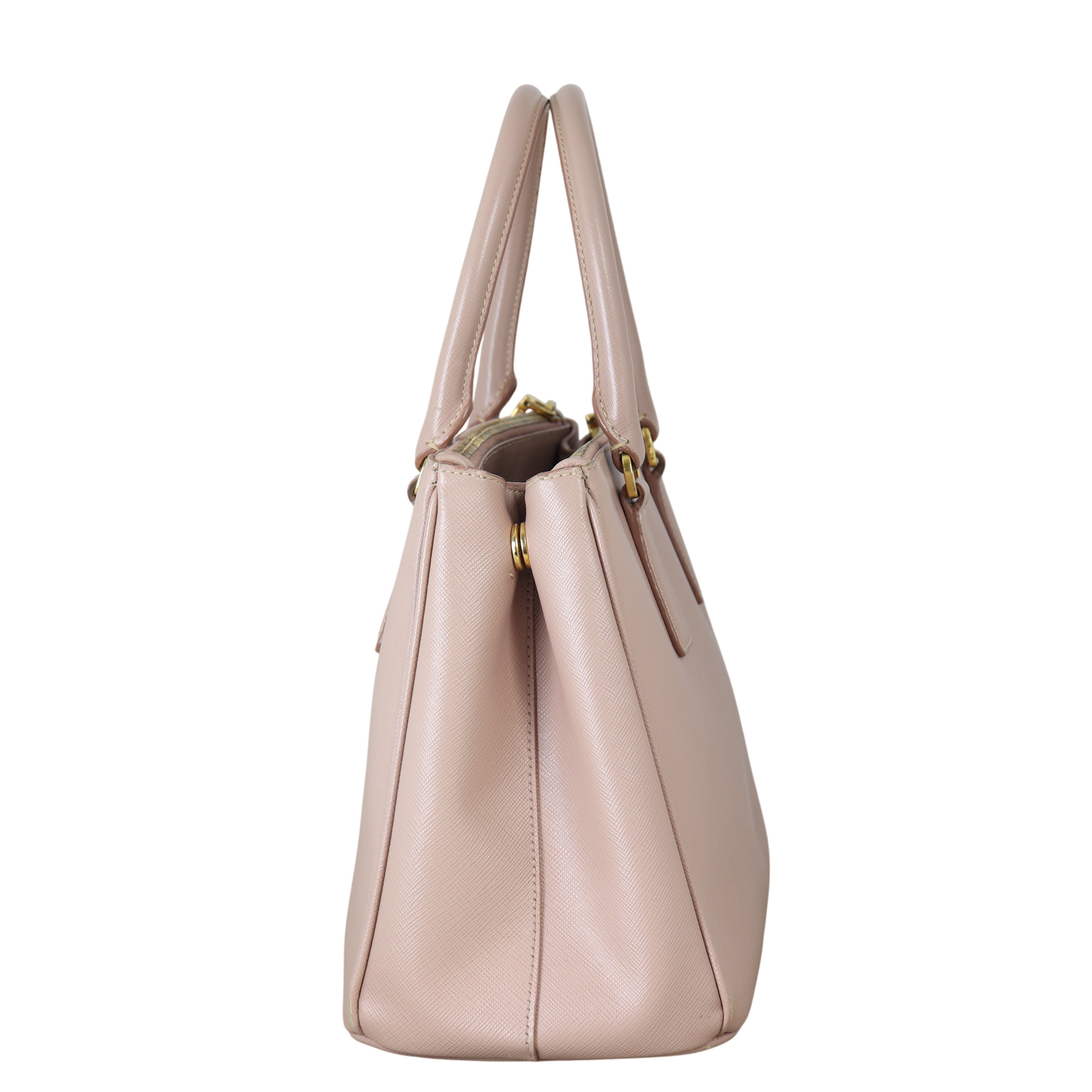 Prada Saffiano Lux Galleria Double Zip Tote Medium