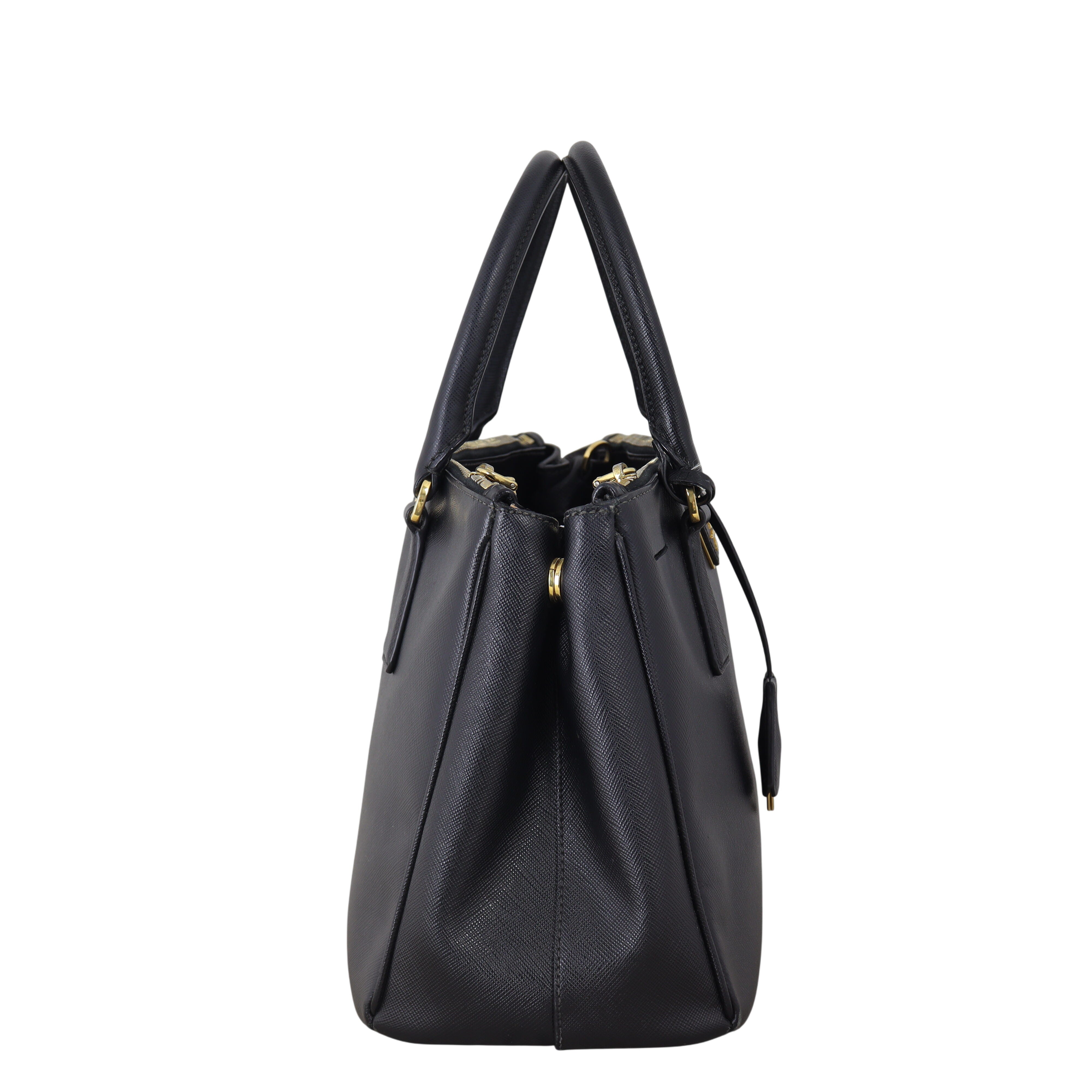 Prada Saffiano Lux Galleria Double Zip Tote Medium