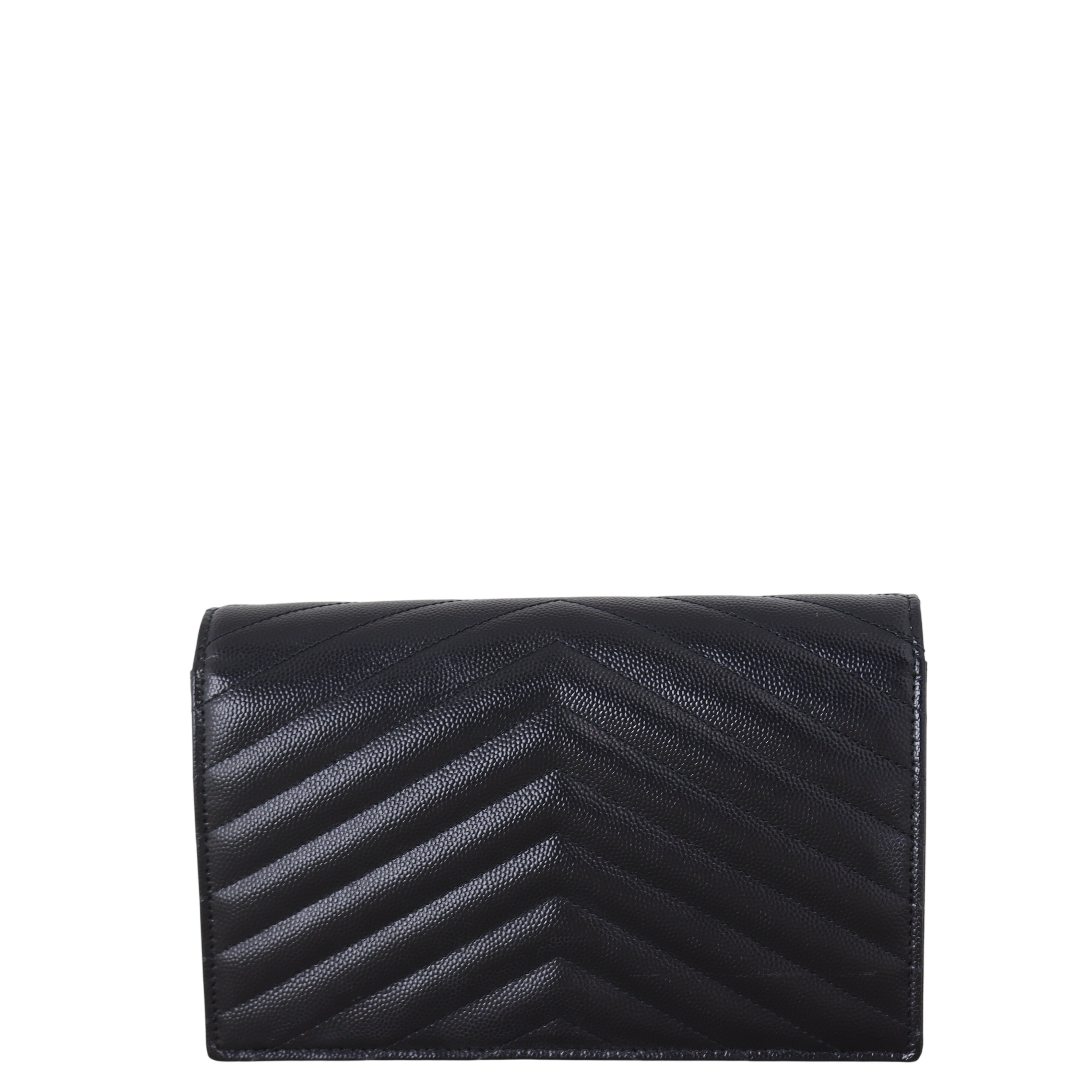 Saint Laurent Cassandre Envelope Chain Wallet