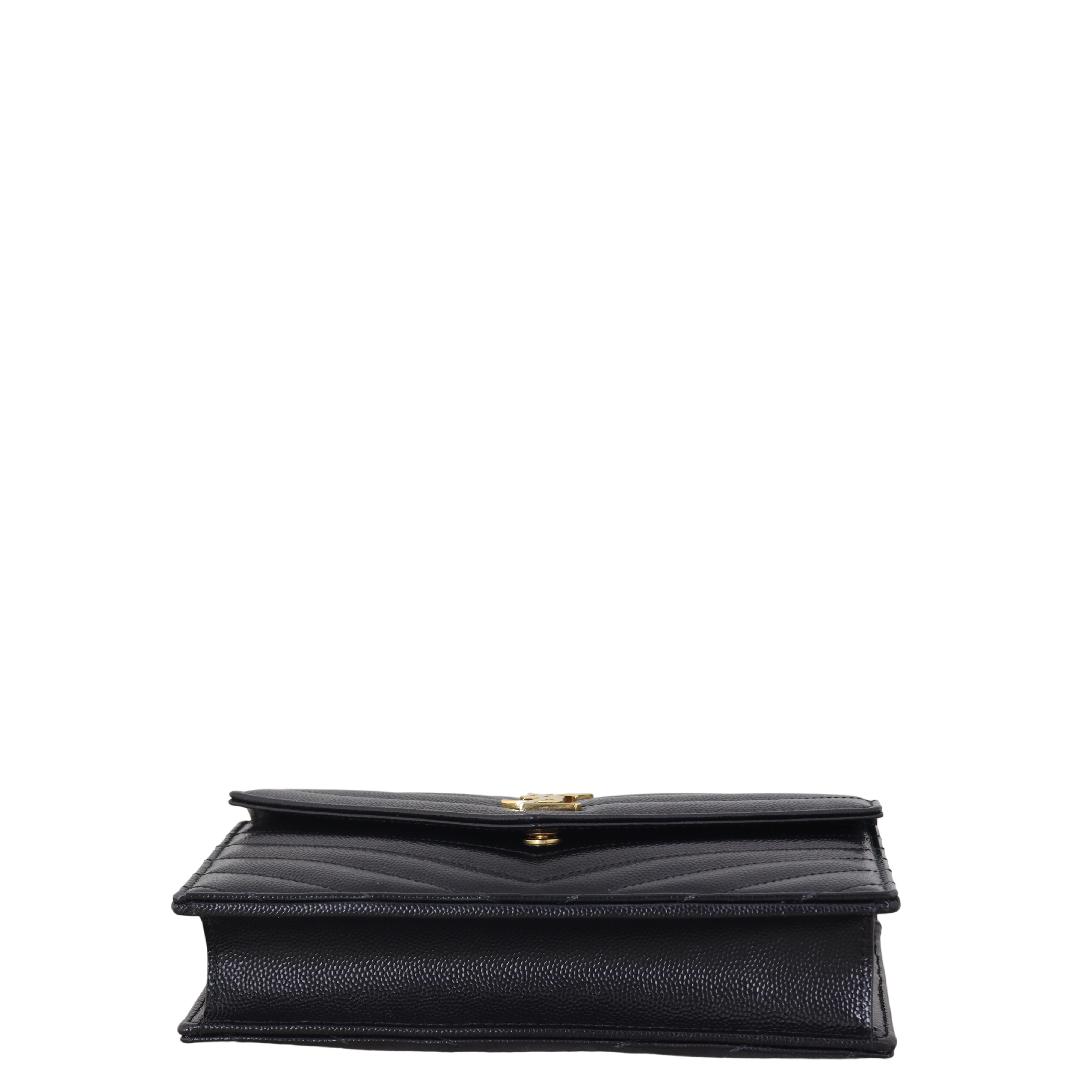Saint Laurent Cassandre Envelope Chain Wallet