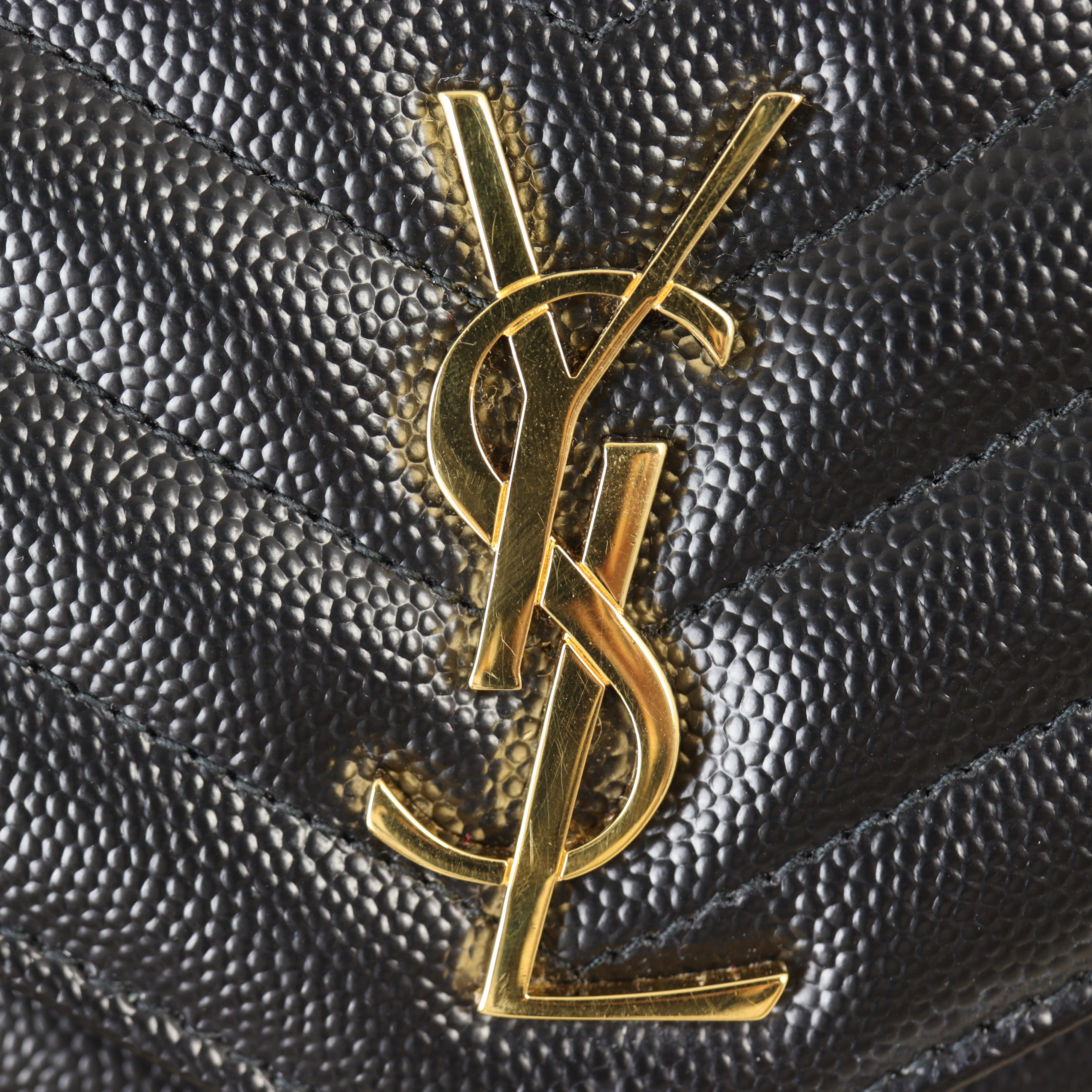 Saint Laurent Cassandre Envelope Chain Wallet