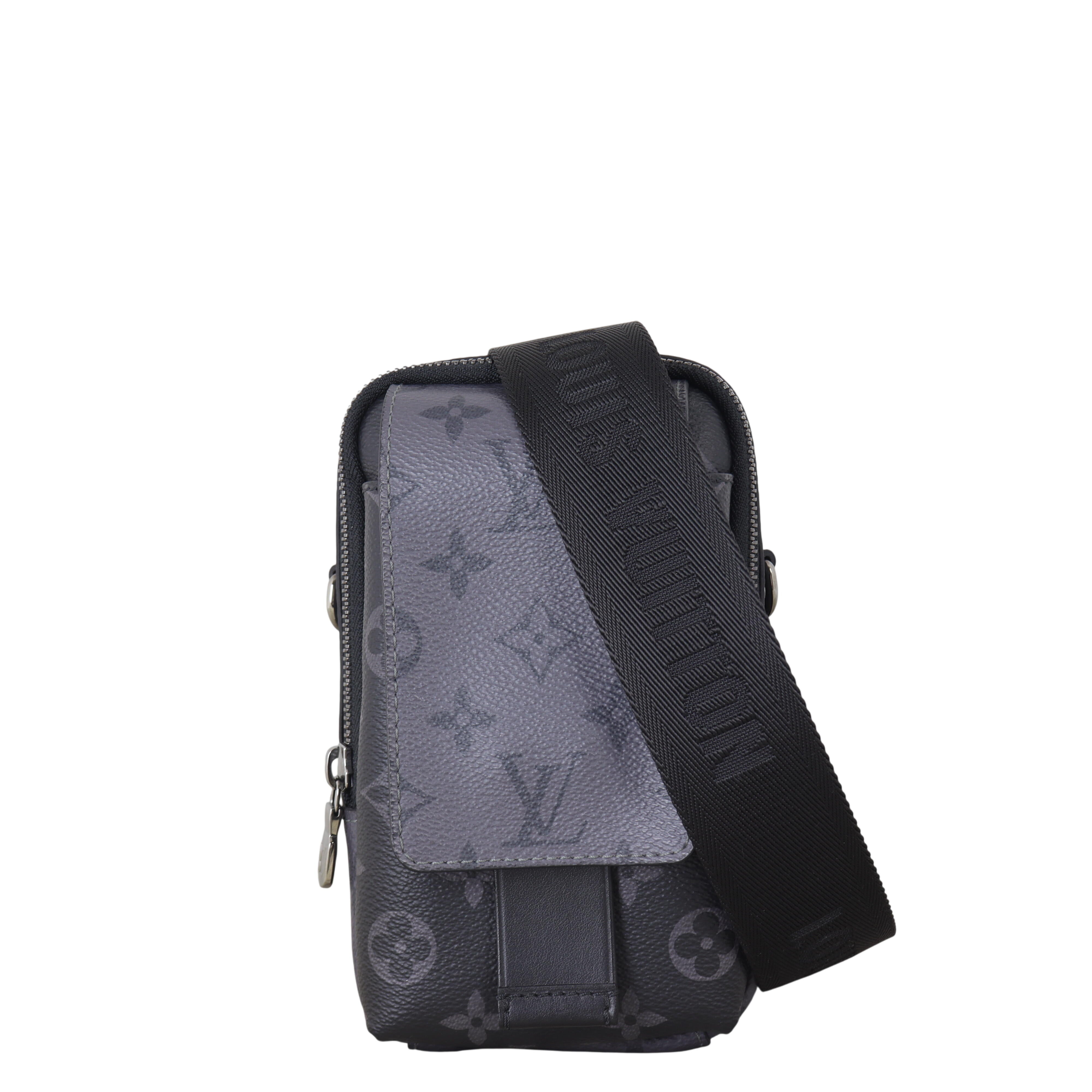 Louis Vuitton Double Phone Pouch Monogram Eclipse Reverse