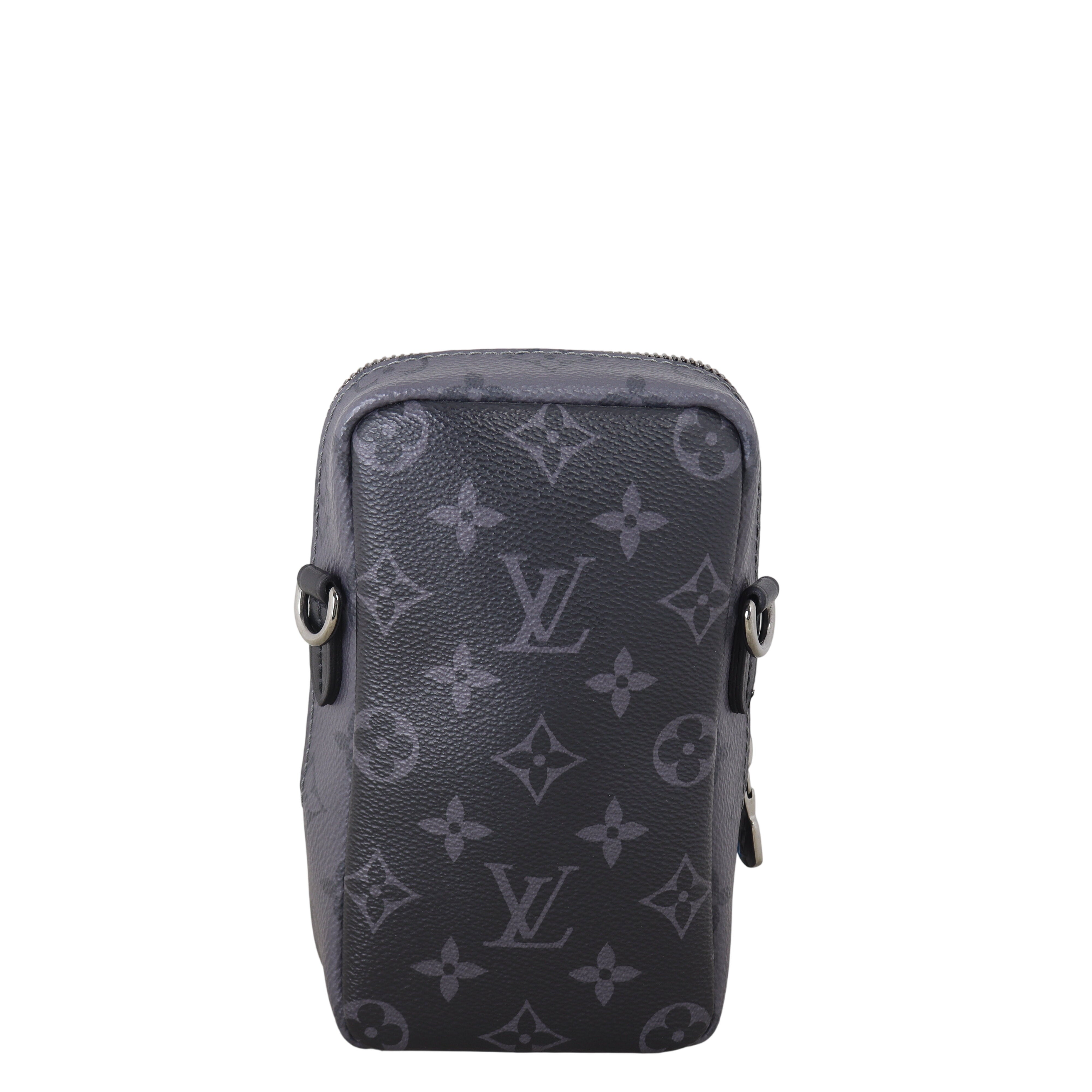 Louis Vuitton Double Phone Pouch Monogram Eclipse Reverse
