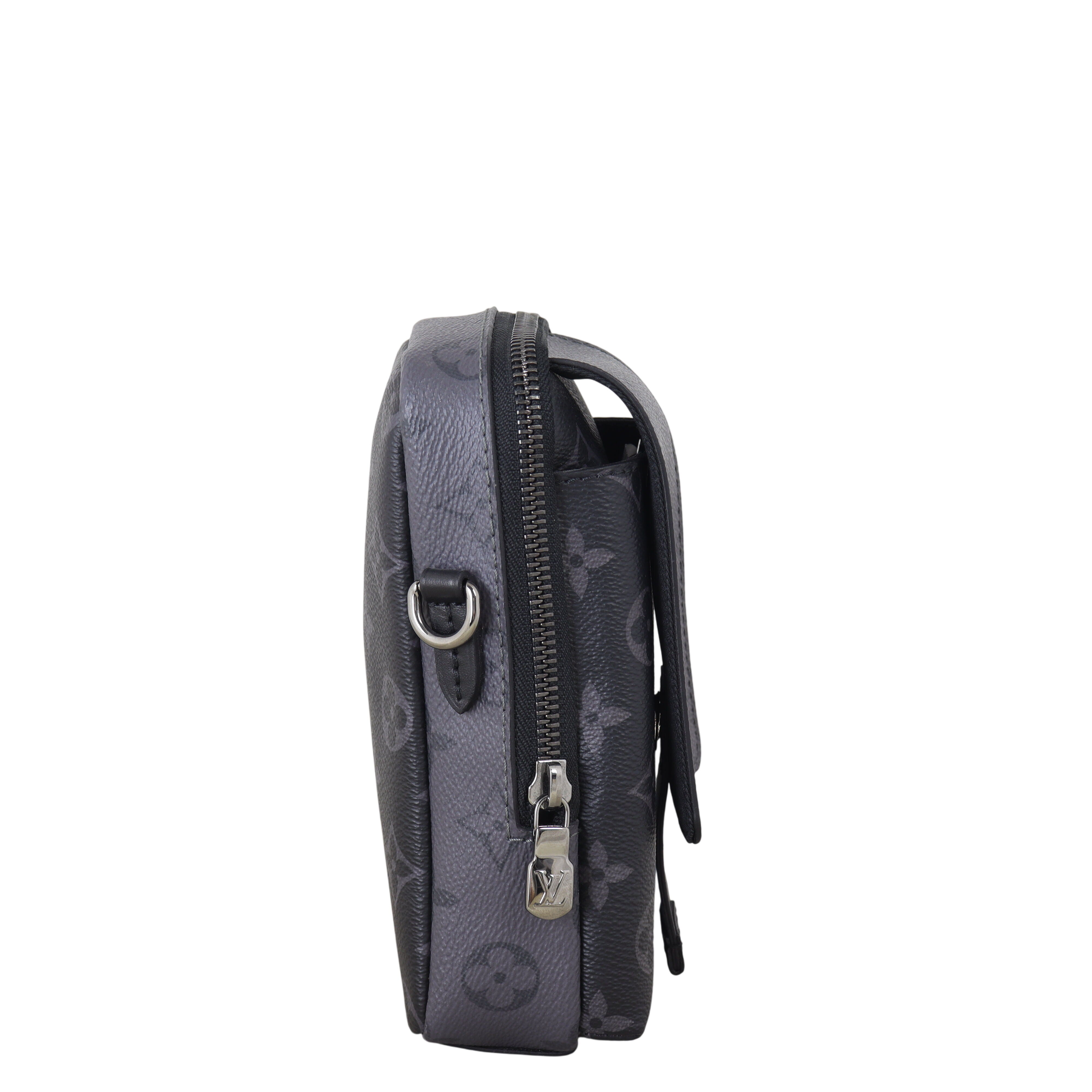 Louis Vuitton Double Phone Pouch Monogram Eclipse Reverse