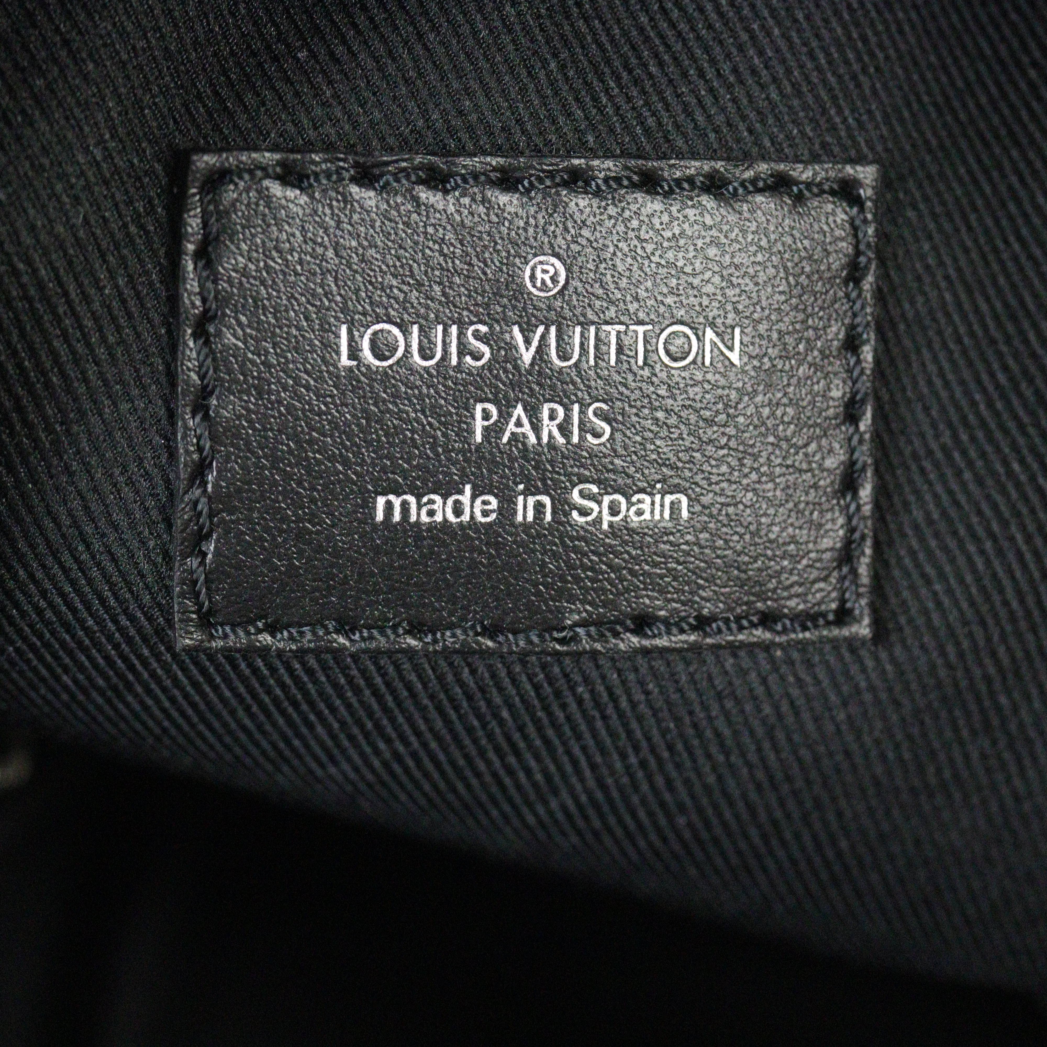 Louis Vuitton Double Phone Pouch Monogram Eclipse Reverse