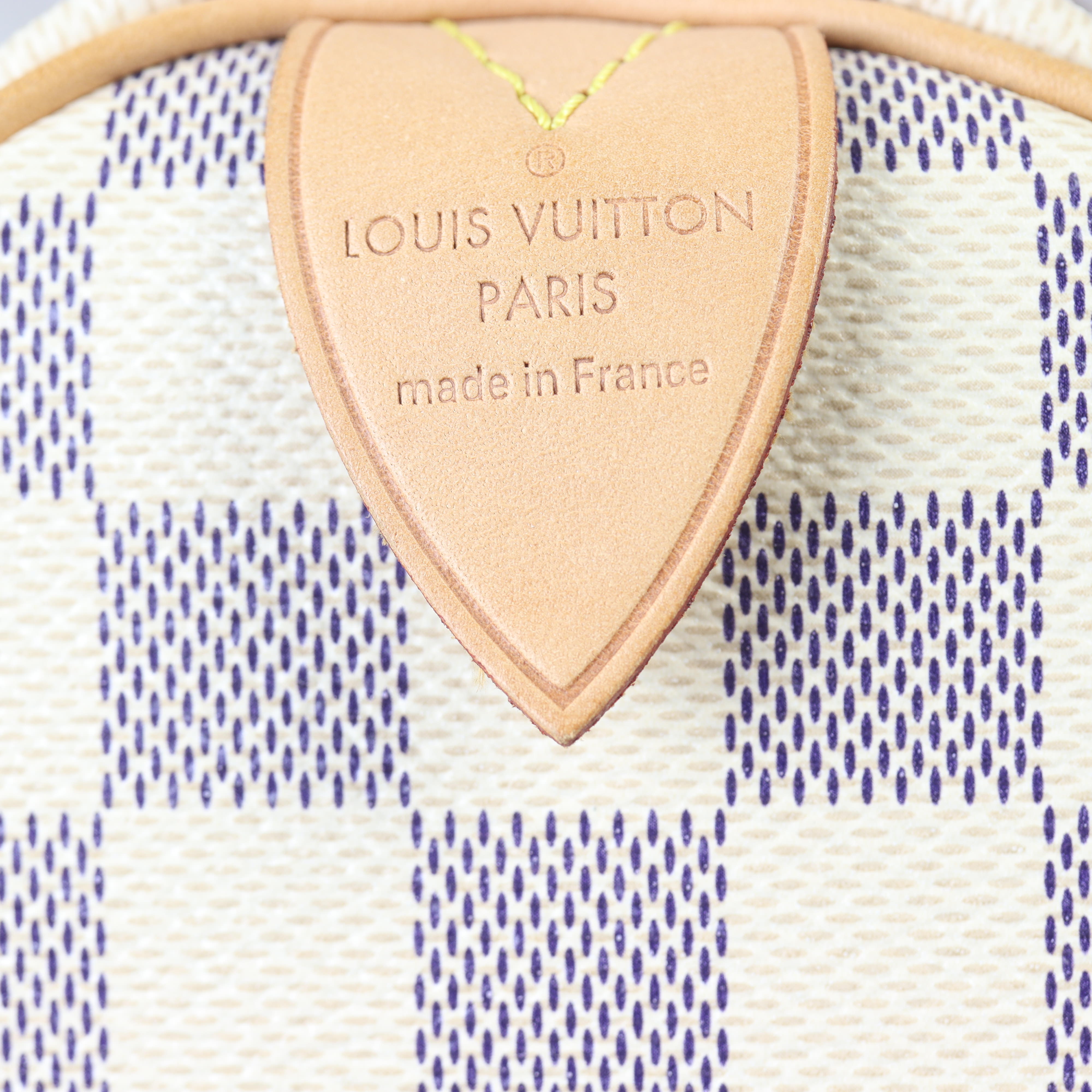 Louis Vuitton Speedy 30 Damier Azur