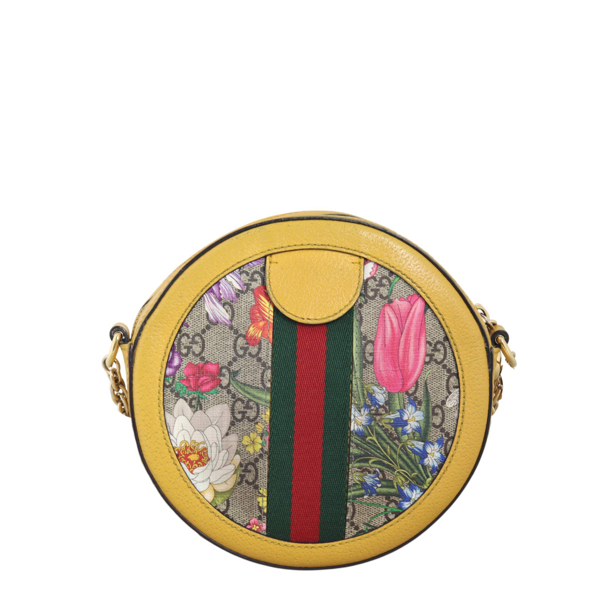 Gucci Flora Ophidia Round Mini Shoulder Bag