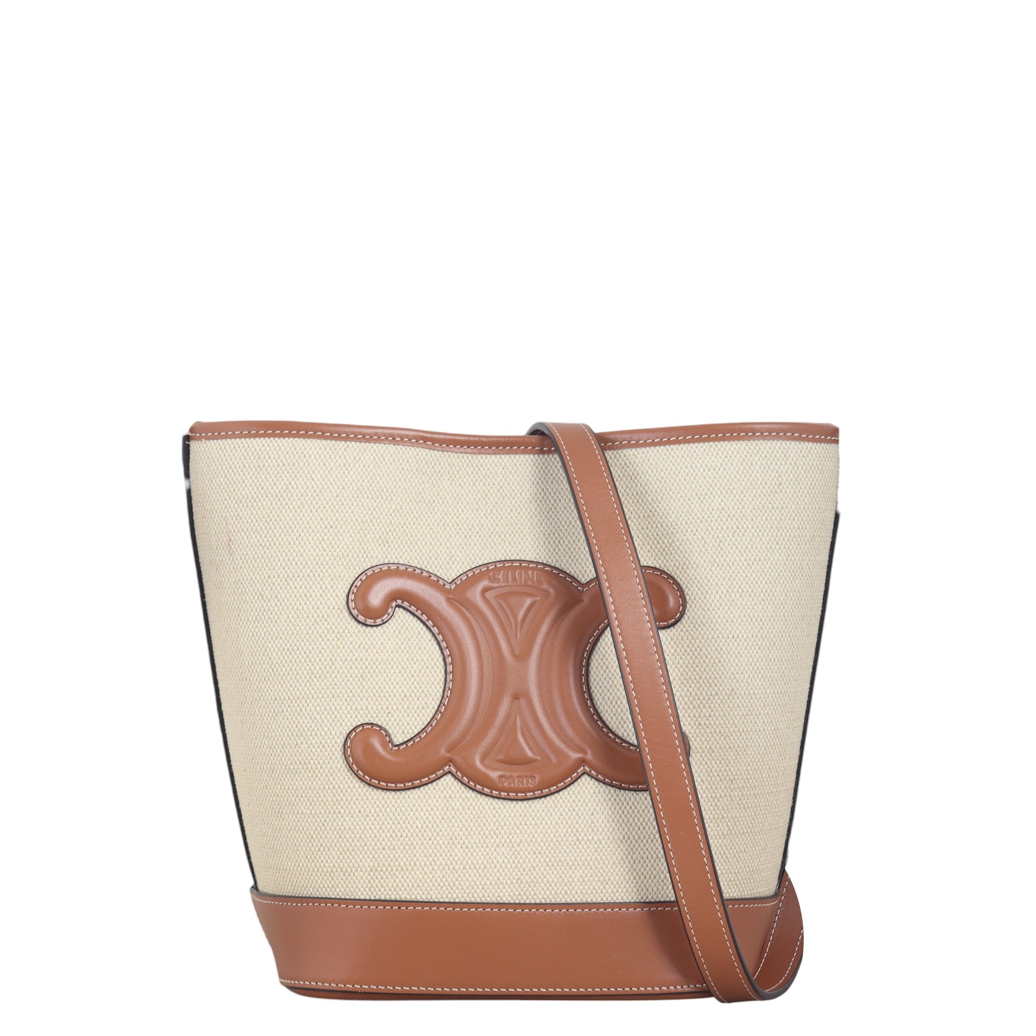 Celine Triomphe Bucket Bag Canvas