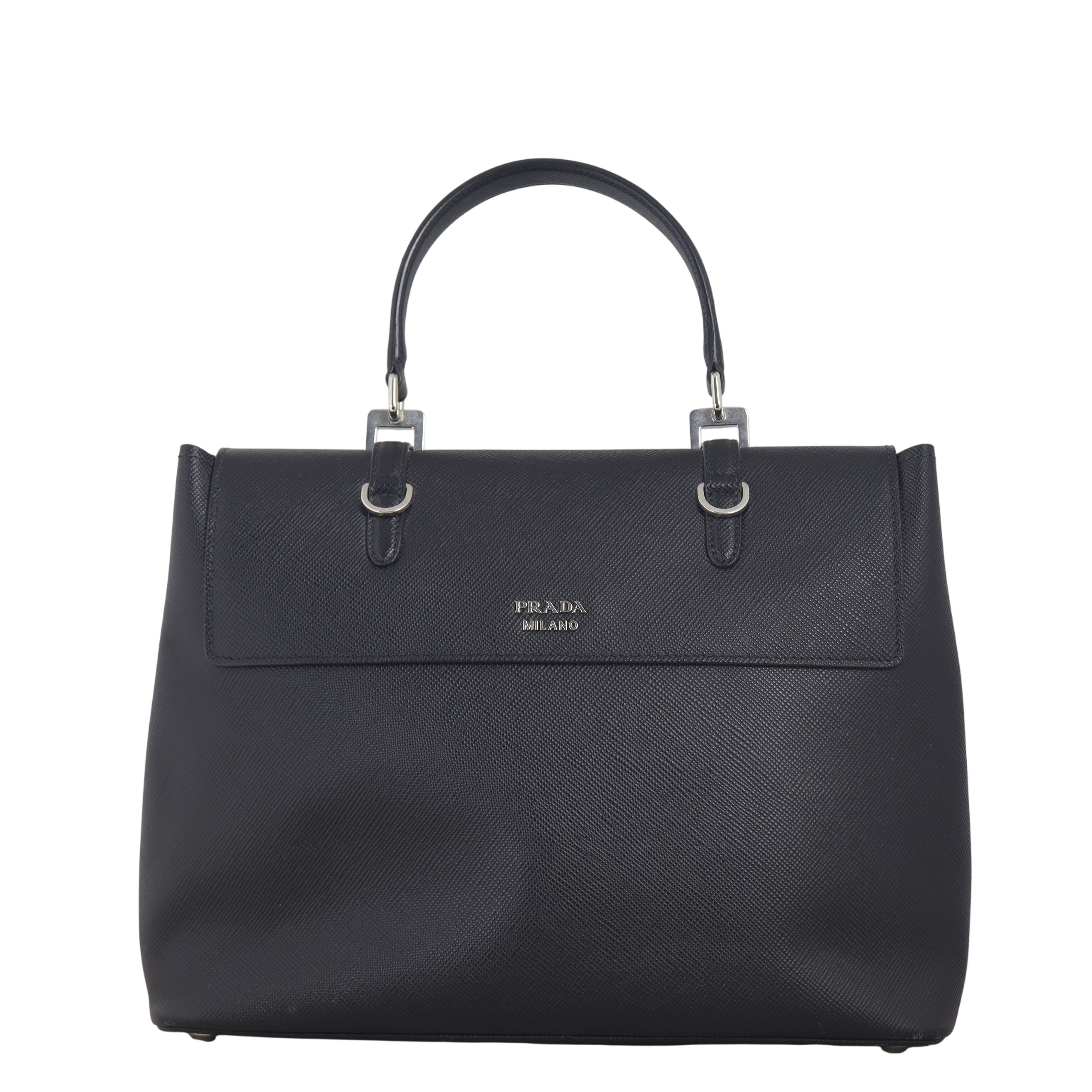 Prada Saffiano Cuir Top Handle Tote