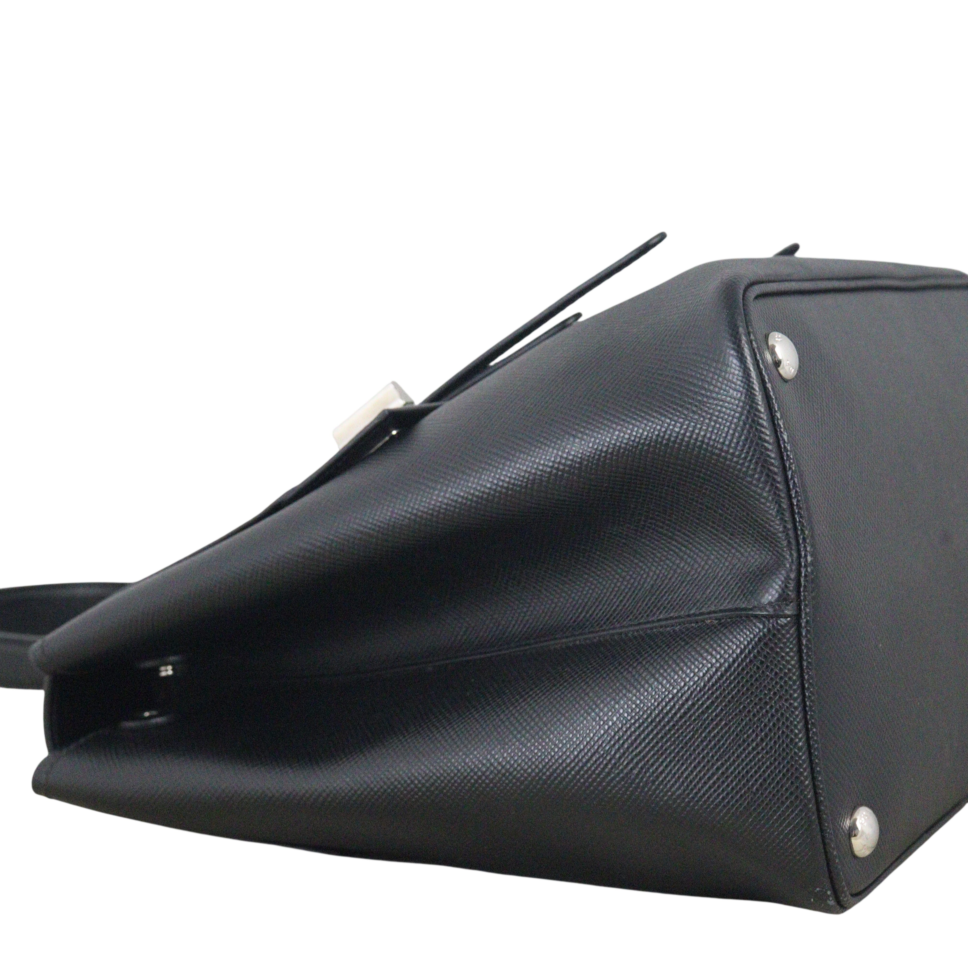 Prada Saffiano Cuir Top Handle Tote