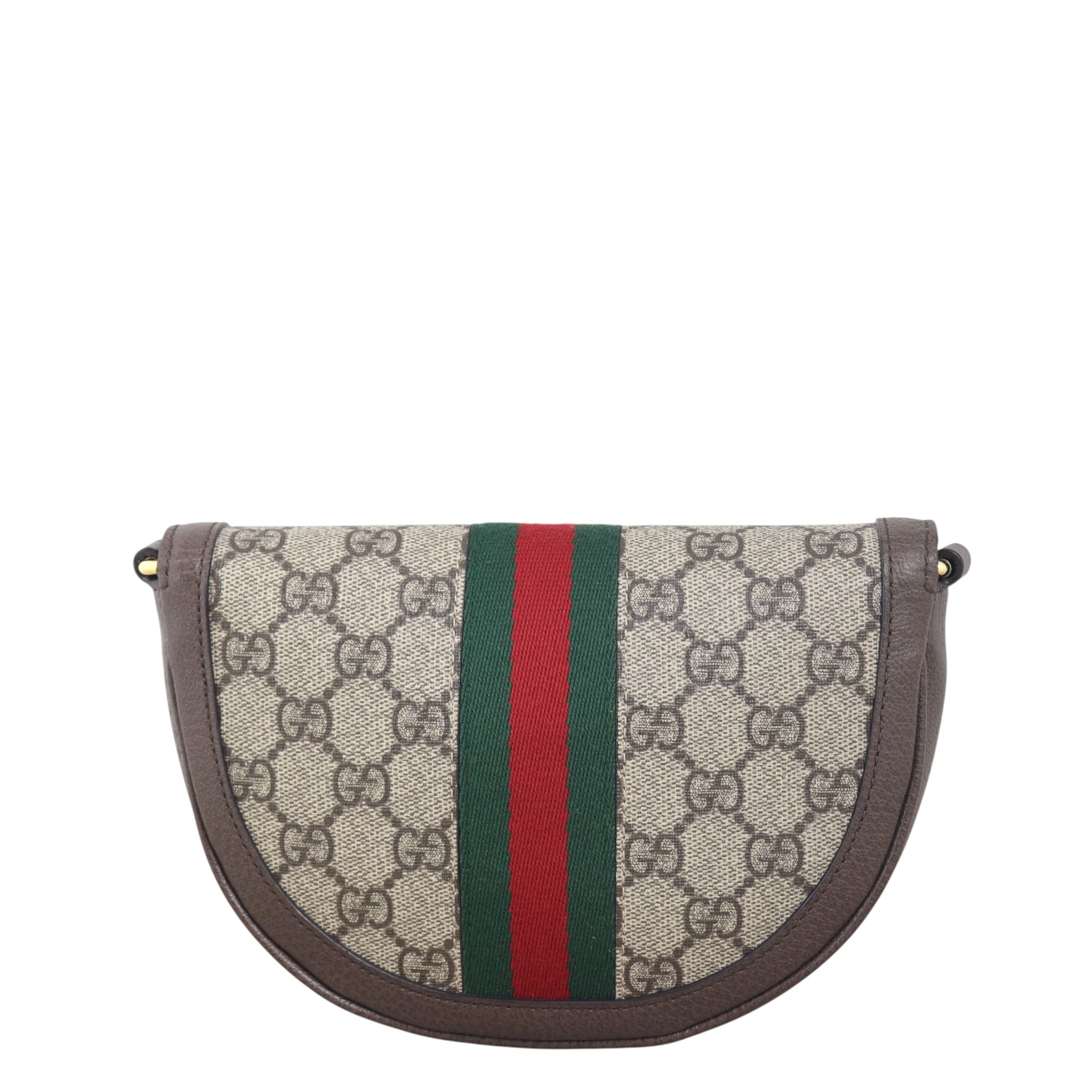 Gucci Ophidia GG Supreme Half Moon Shoulder Bag