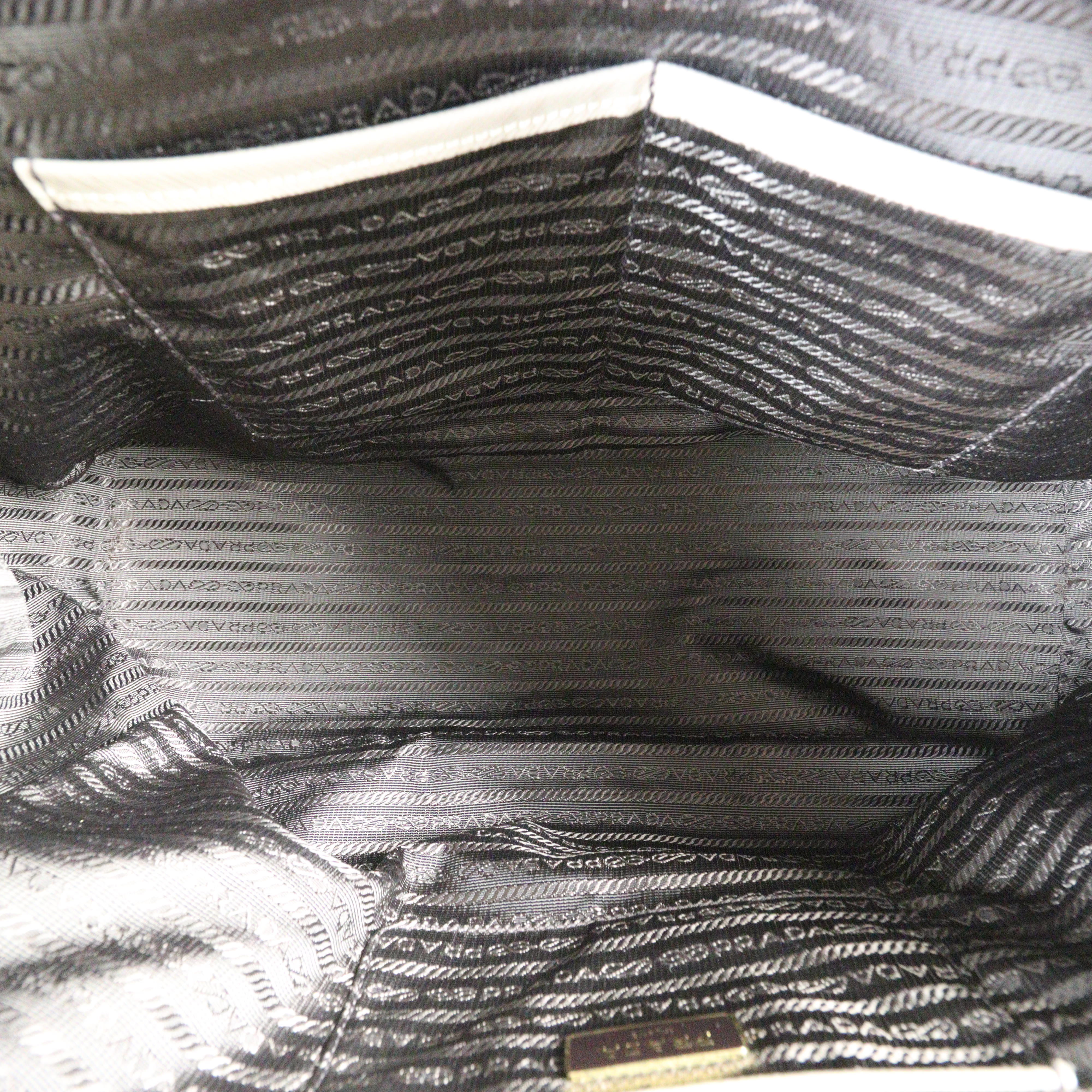 Prada Saffiano Lux Galleria Double Zip Tote Extra Large