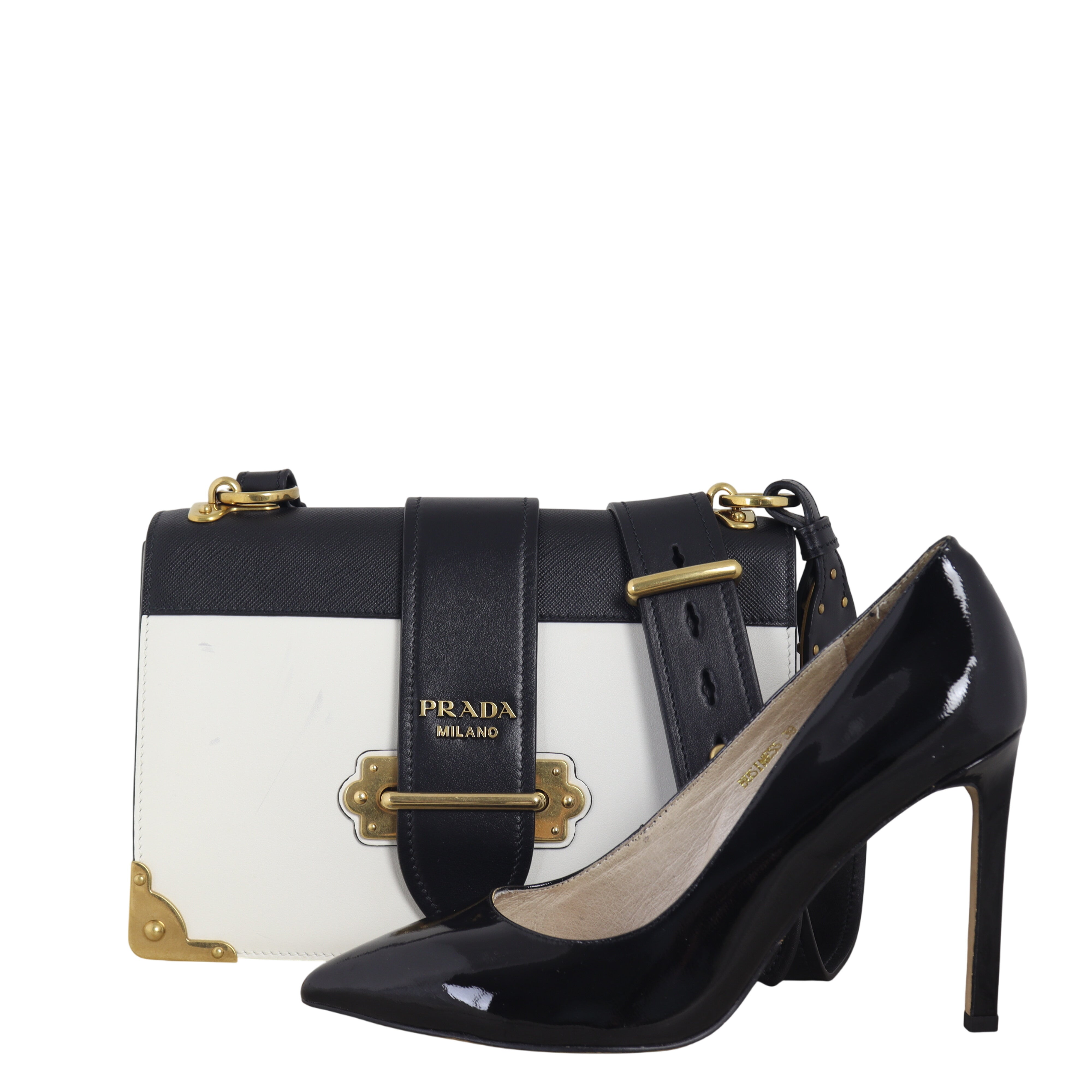 Prada Cahier Shoulder Bag Large