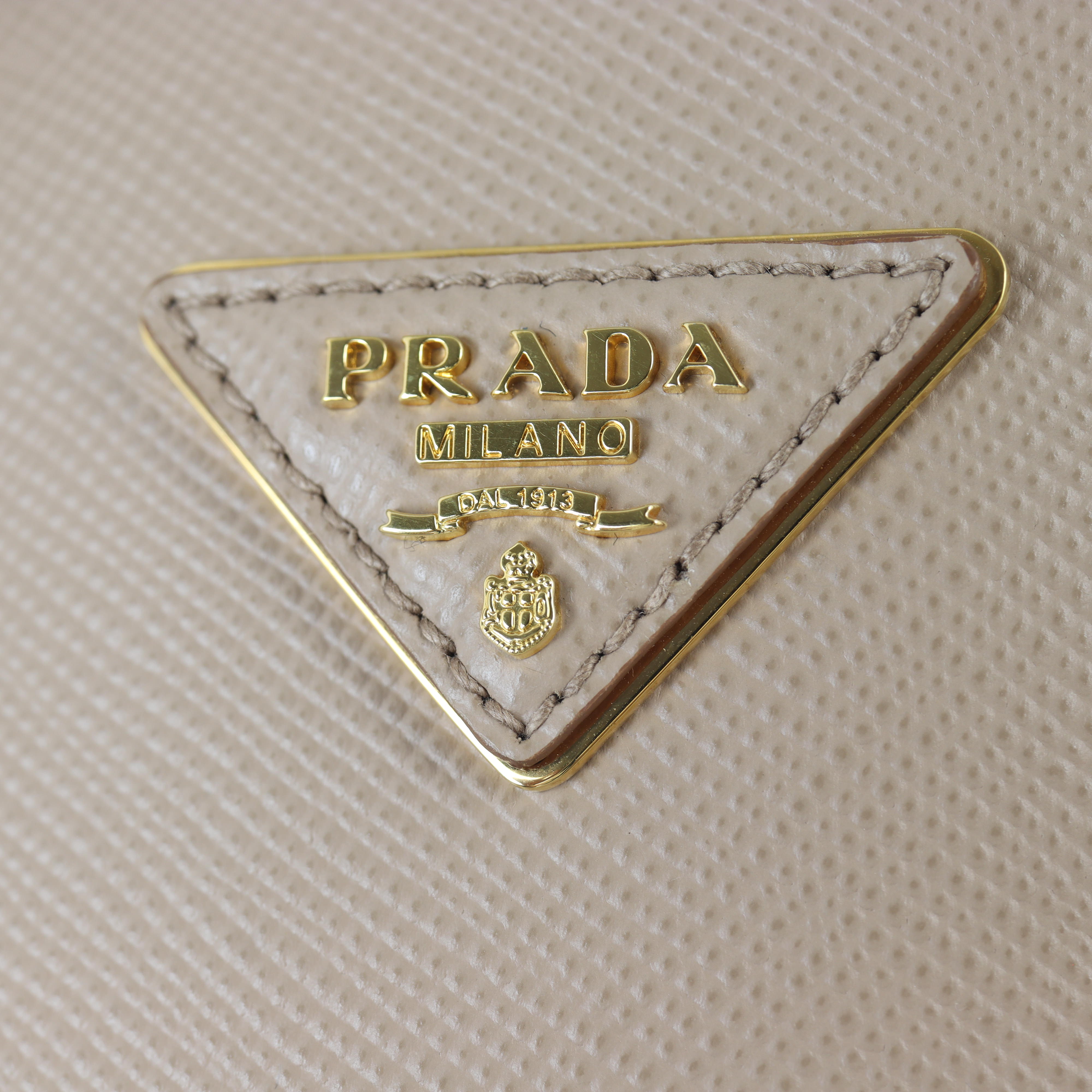 Prada Saffiano Cuir Double Bag Medium