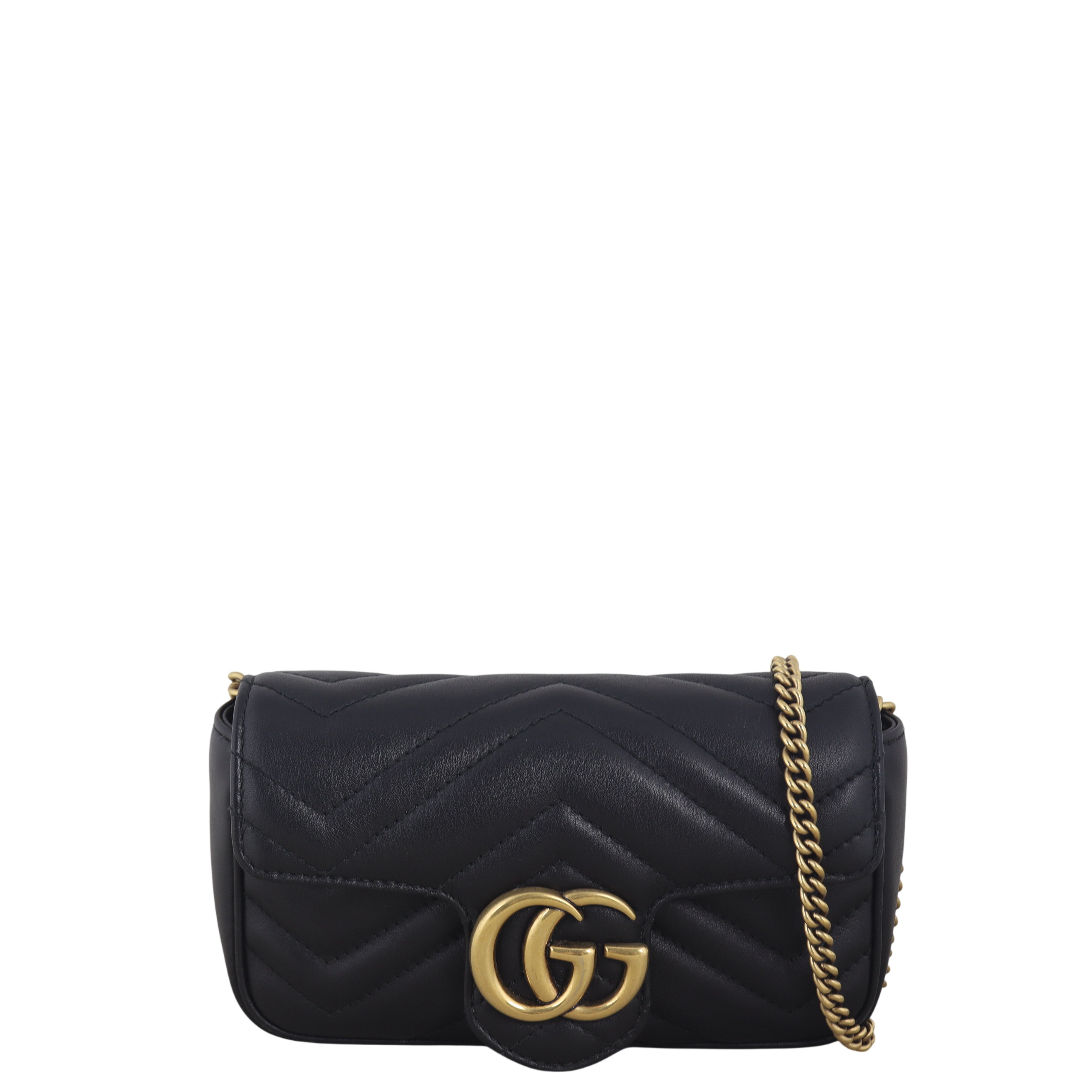Gucci GG Marmont Matelasse Super Mini Shoulder Bag