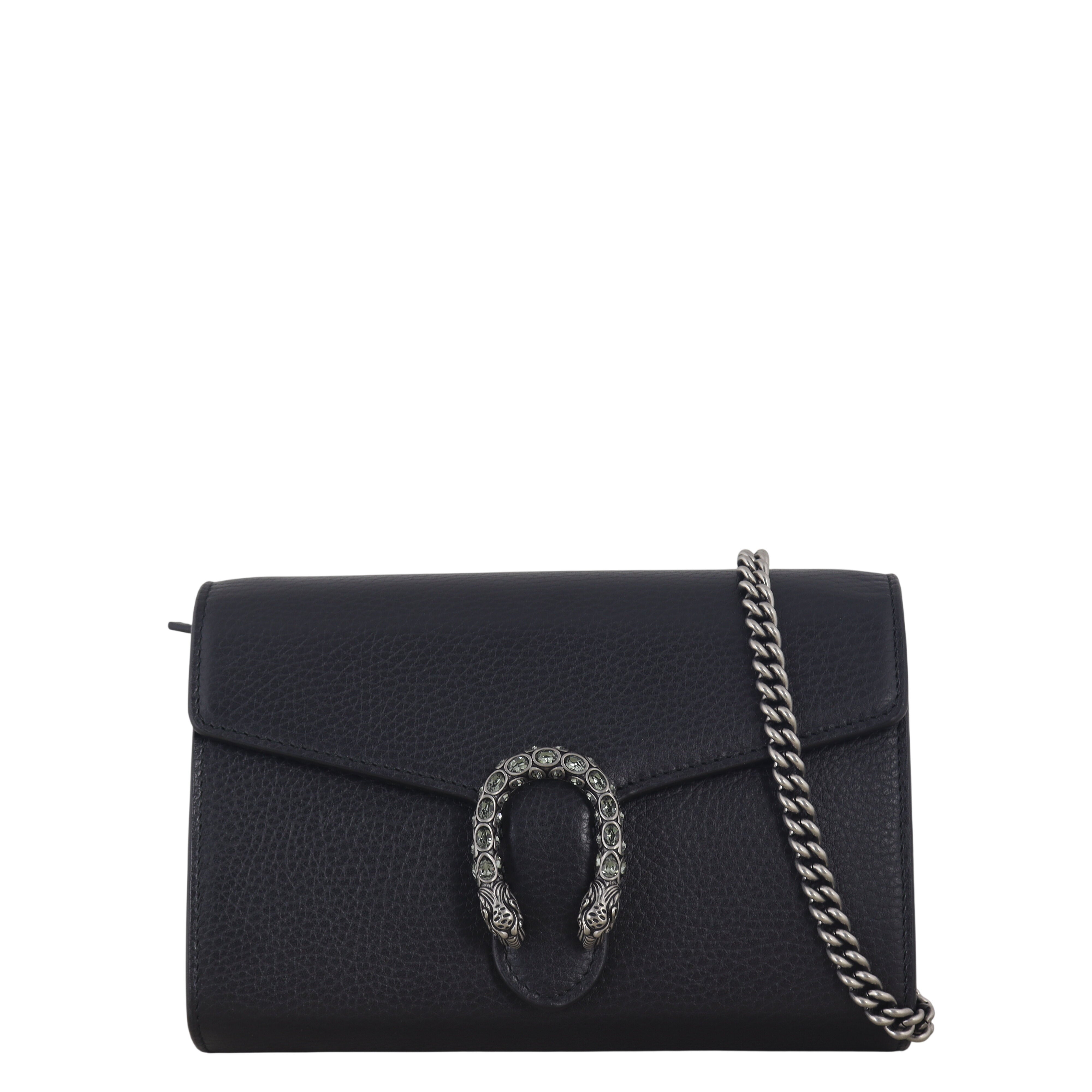 Gucci Dionysus Mini Leather Chain Wallet