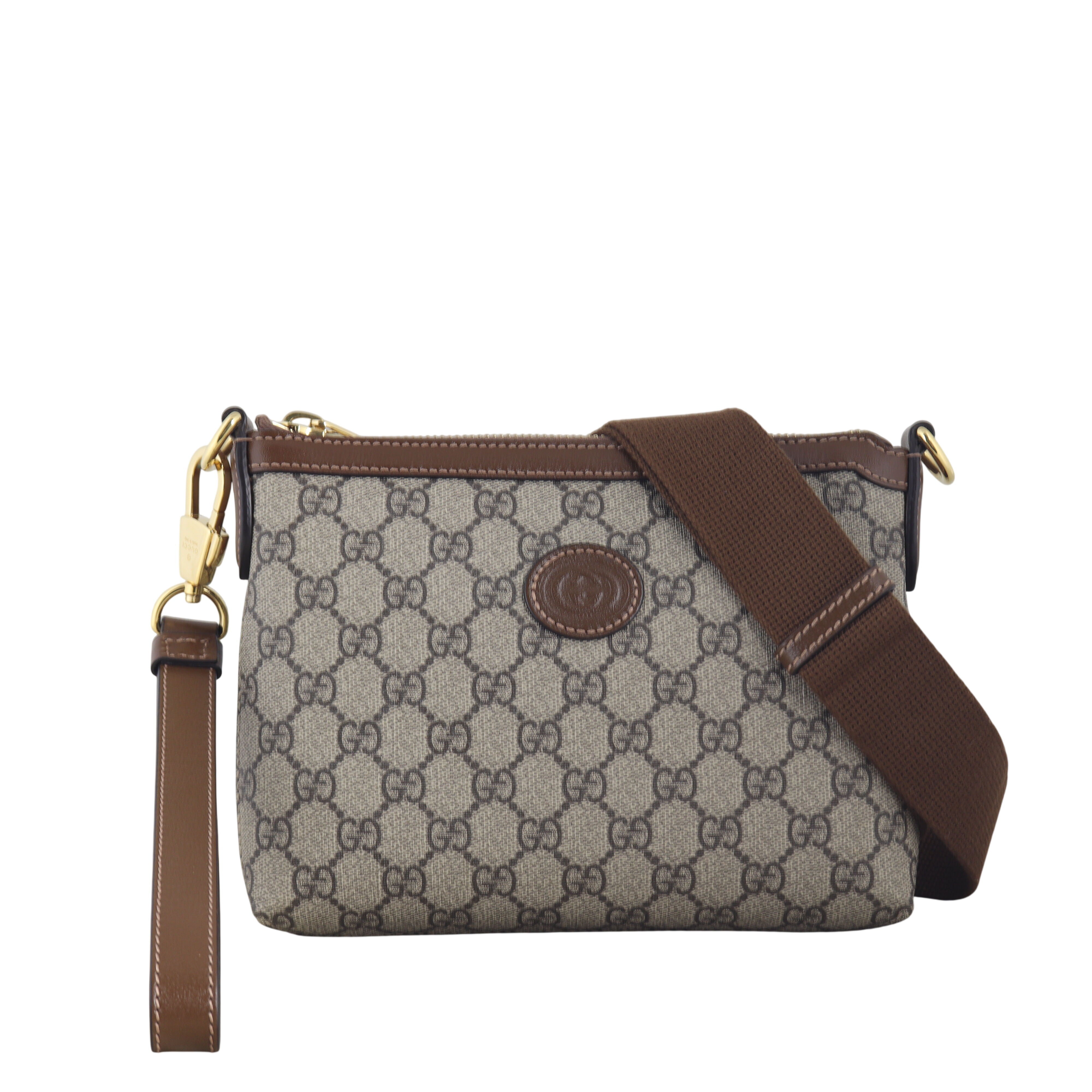 Gucci GG Supreme Interlocking G Messenger Bag