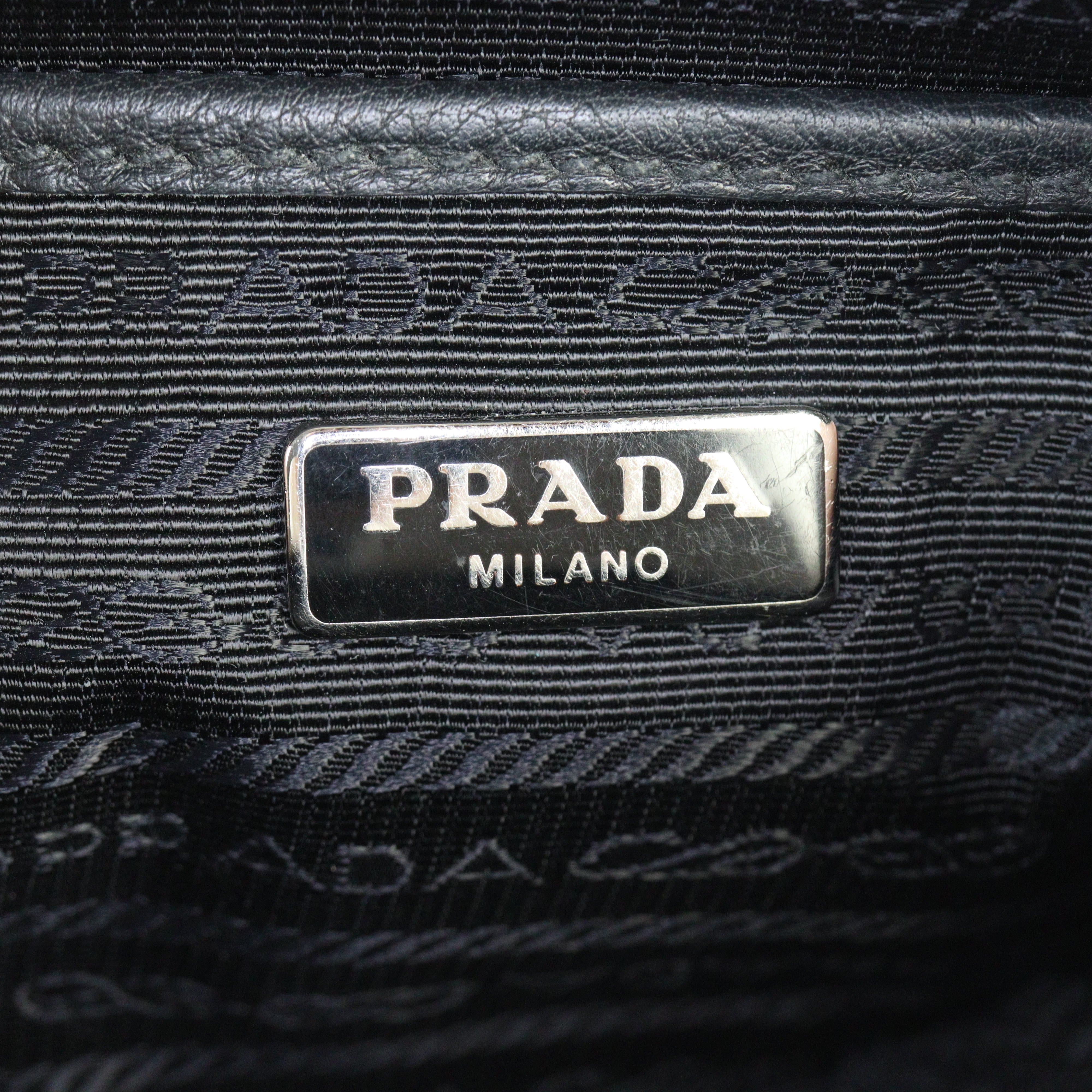 Prada Vitello Daino Zip Camera Bag