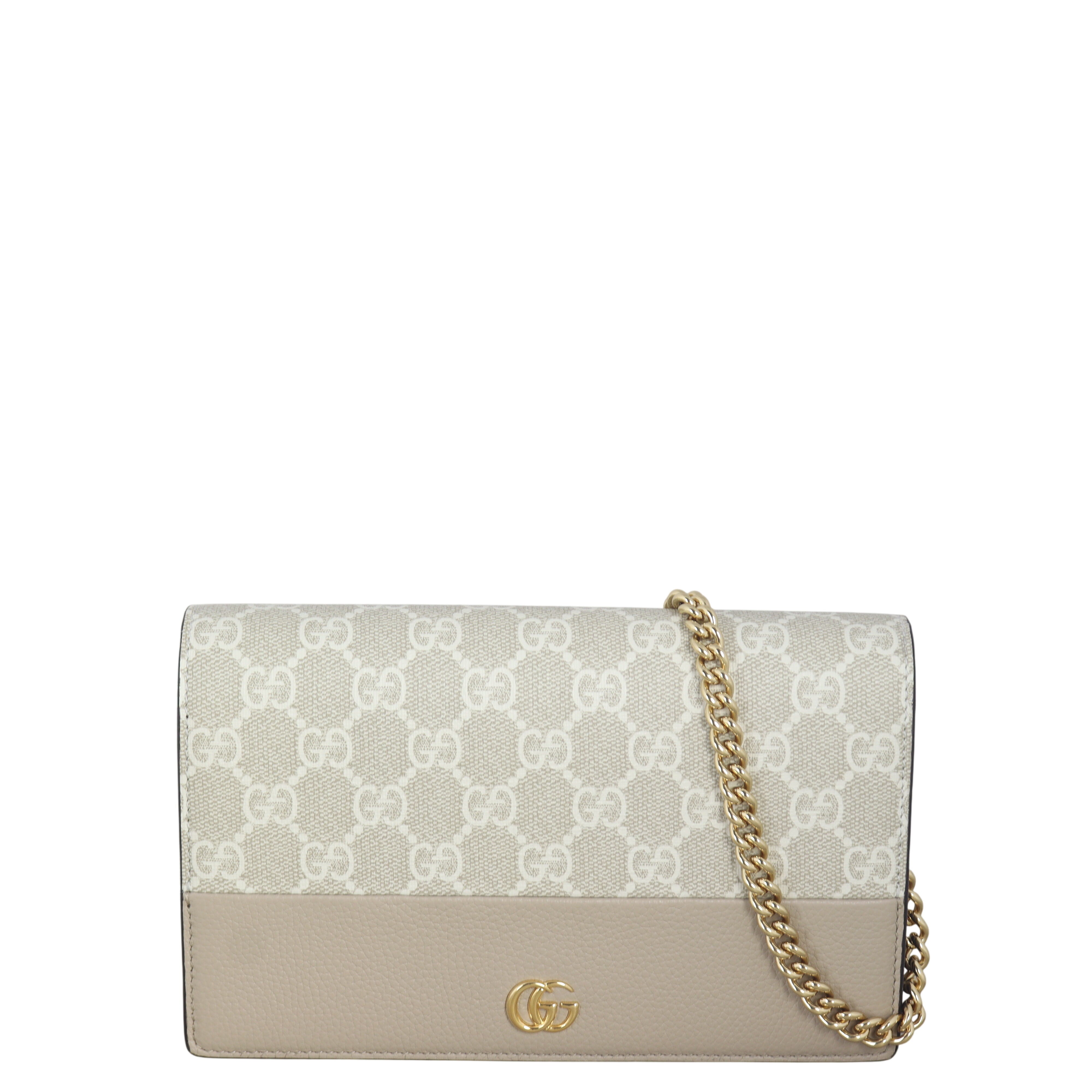 Gucci GG Supreme Marmont Wallet On Chain