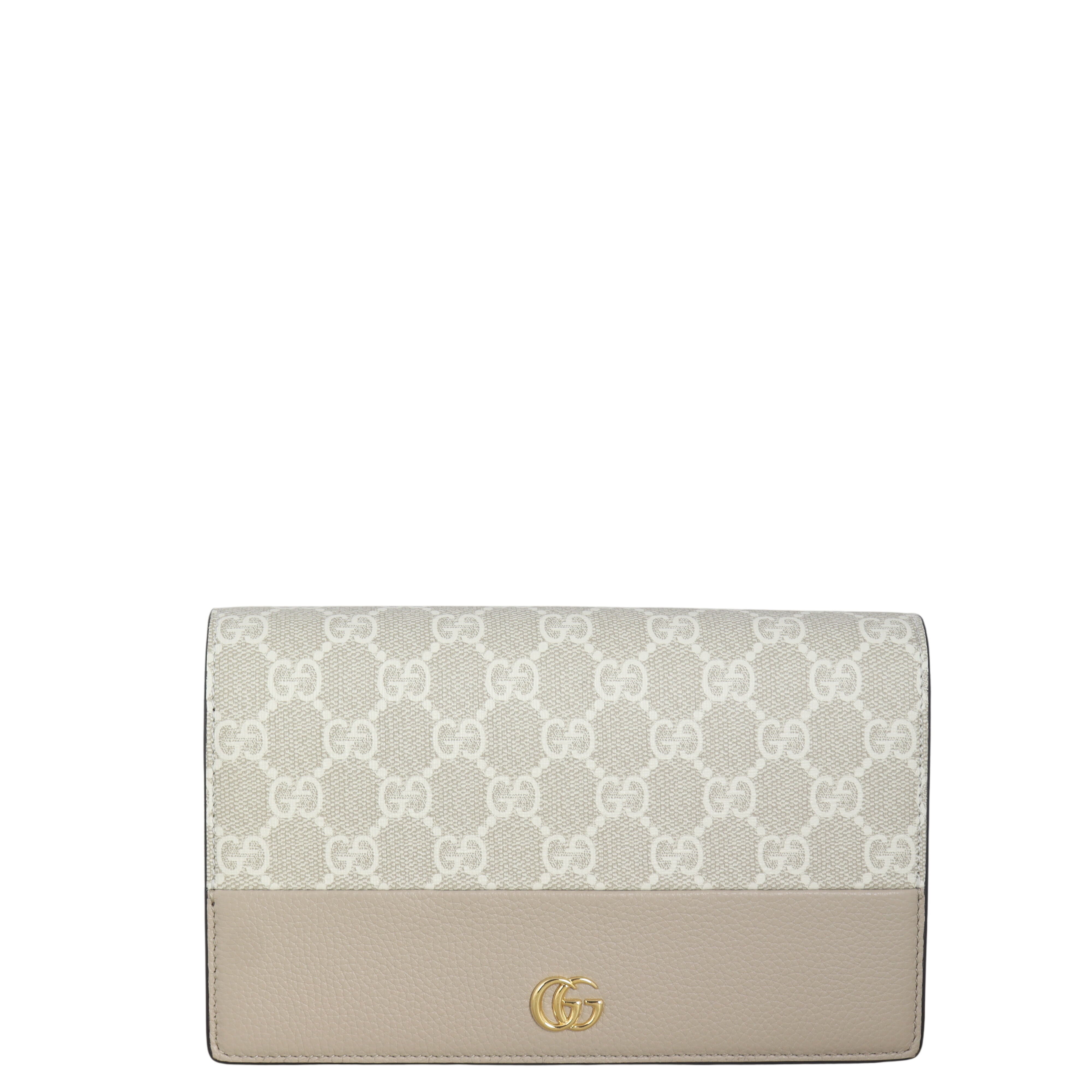 Gucci GG Supreme Marmont Wallet On Chain