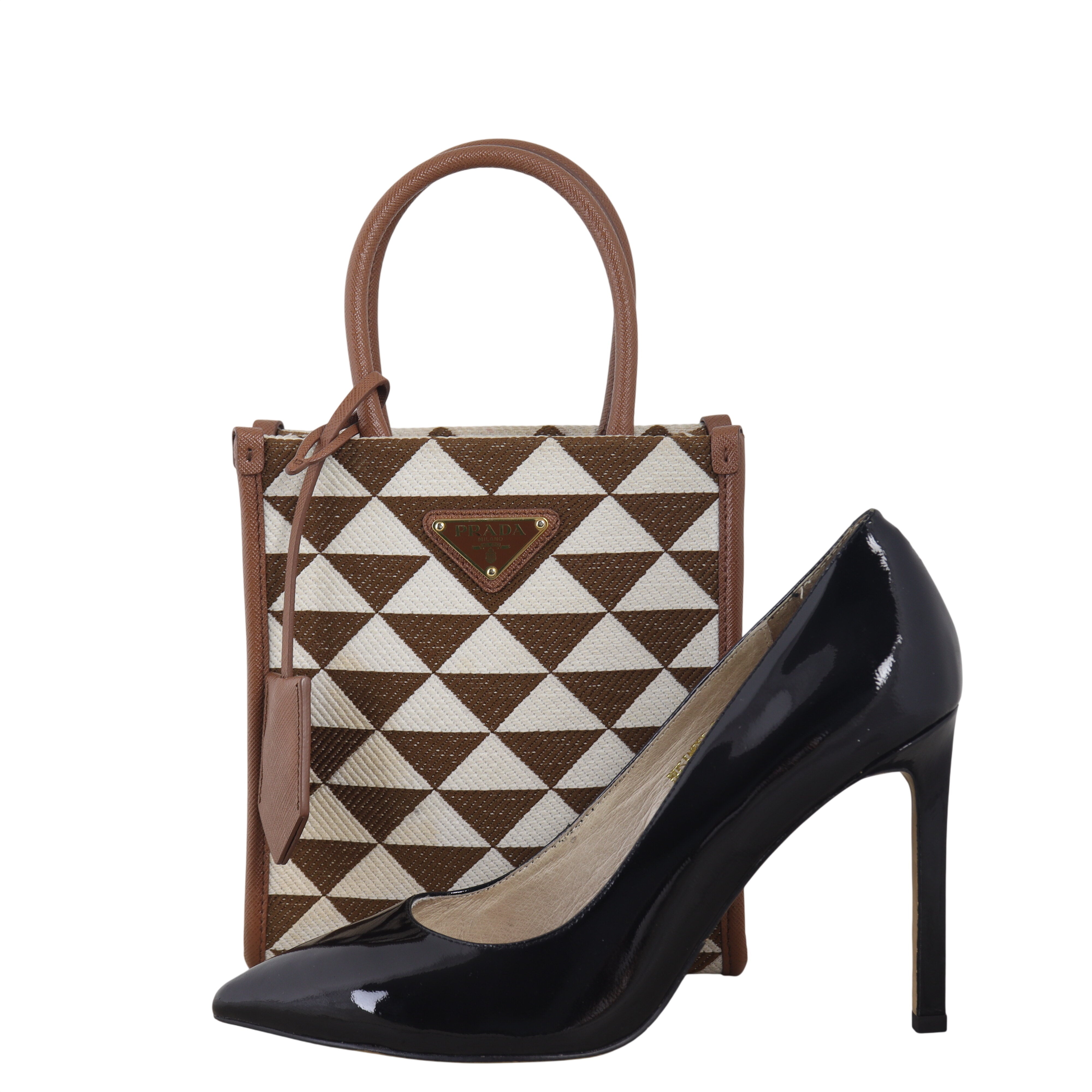 Prada Symbole Vertical Tote Mini