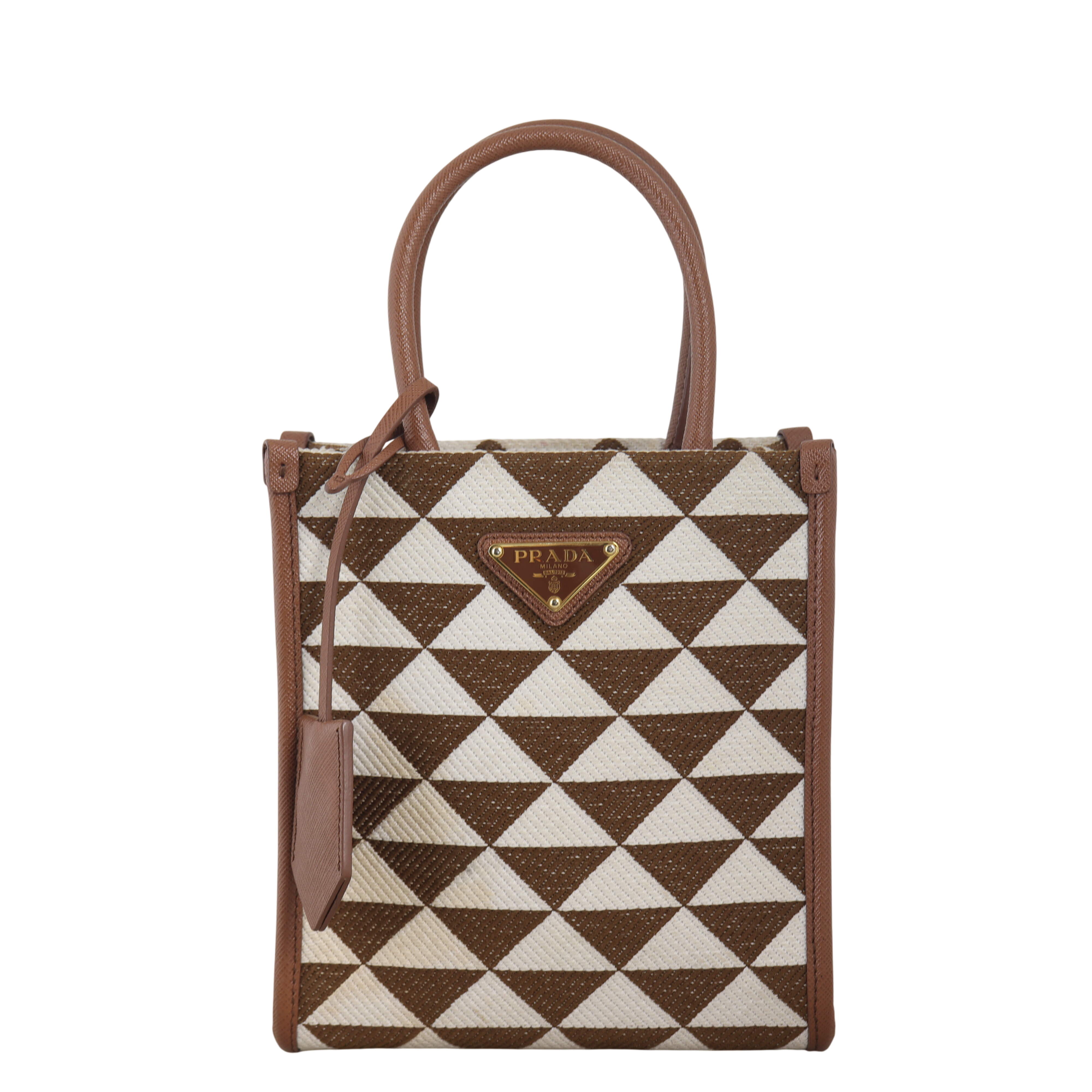 Prada Symbole Vertical Tote Mini