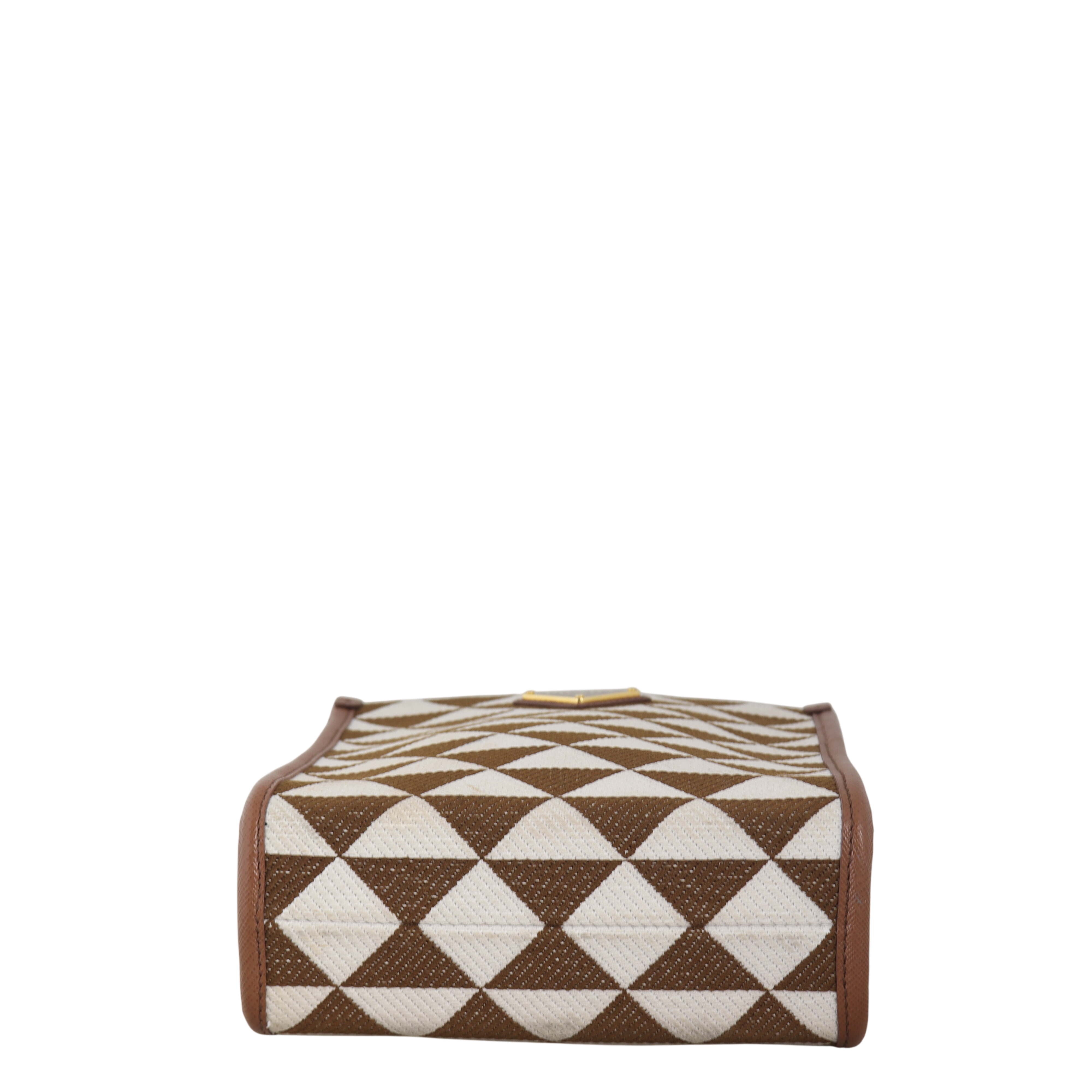 Prada Symbole Vertical Tote Mini