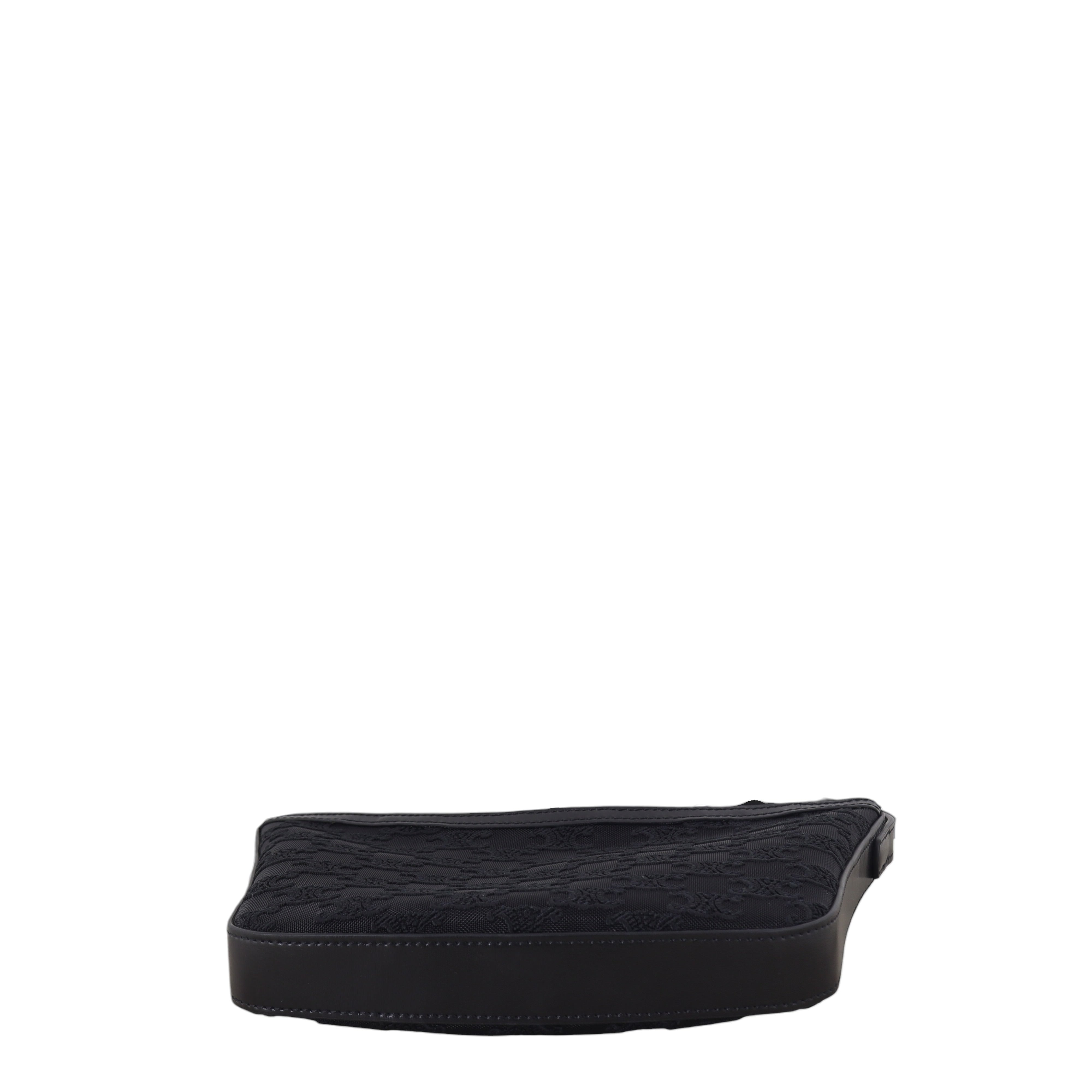 Celine Croque Medium Tulle Leather Hobo