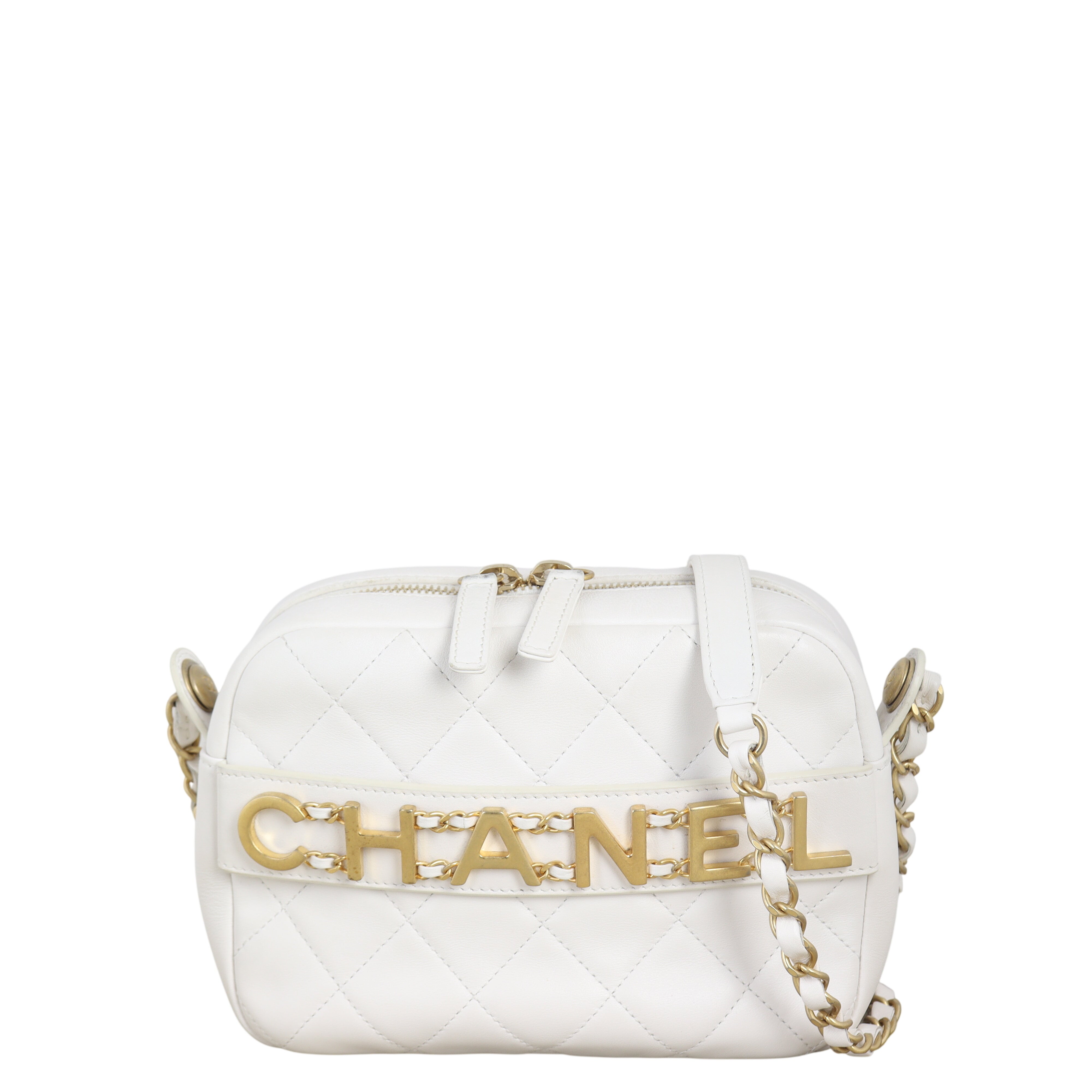 Chanel Metal Logo Camera bag