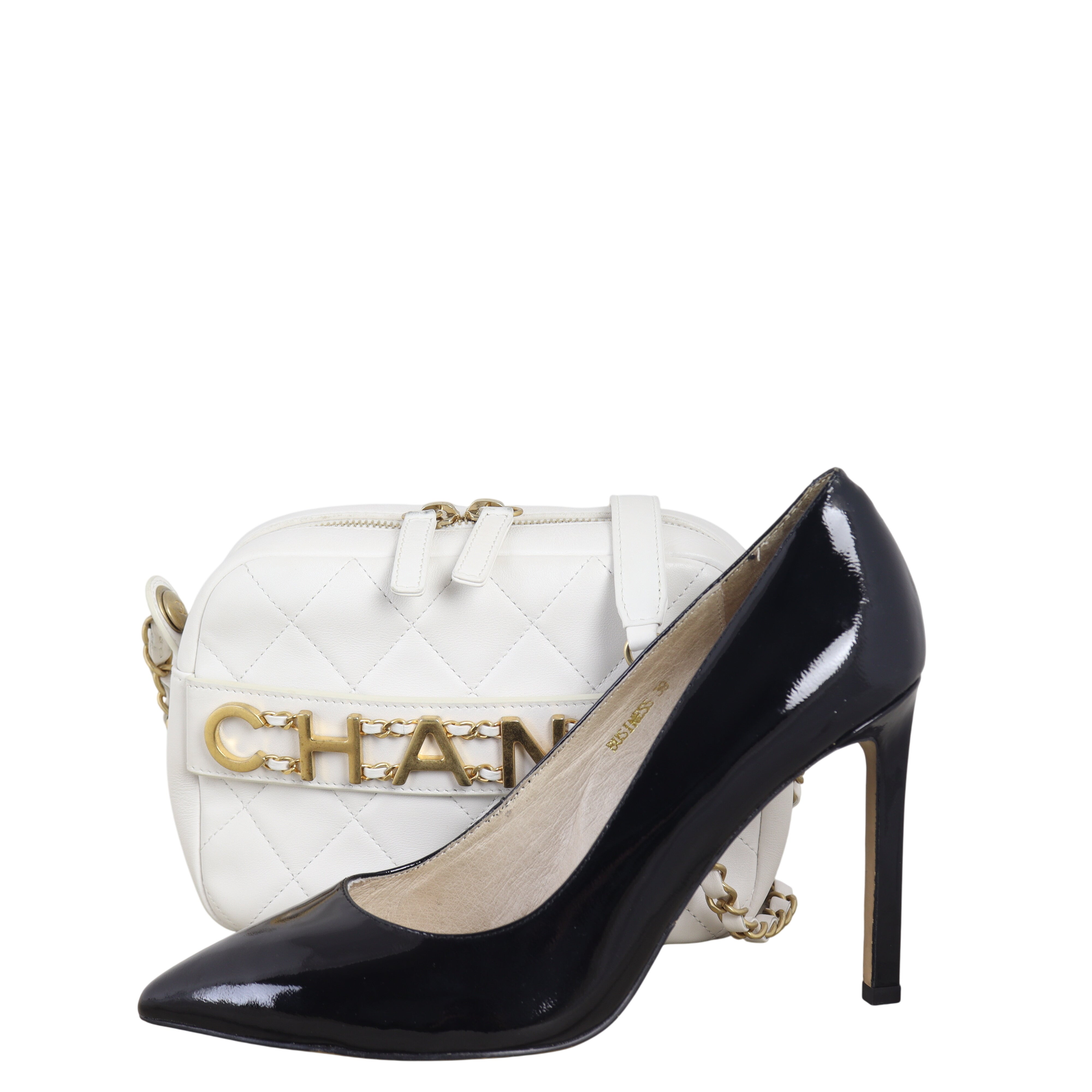 Chanel Metal Logo Camera bag