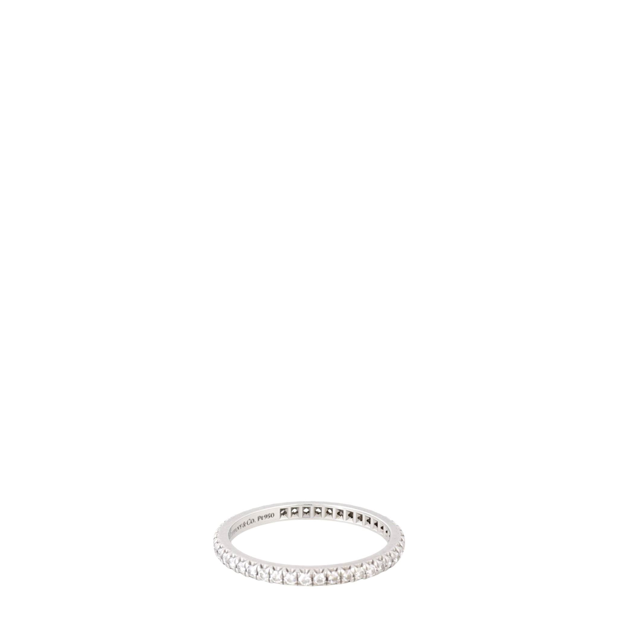 Tiffany & Co Soleste Full Eternity Platinum Diamond Ring