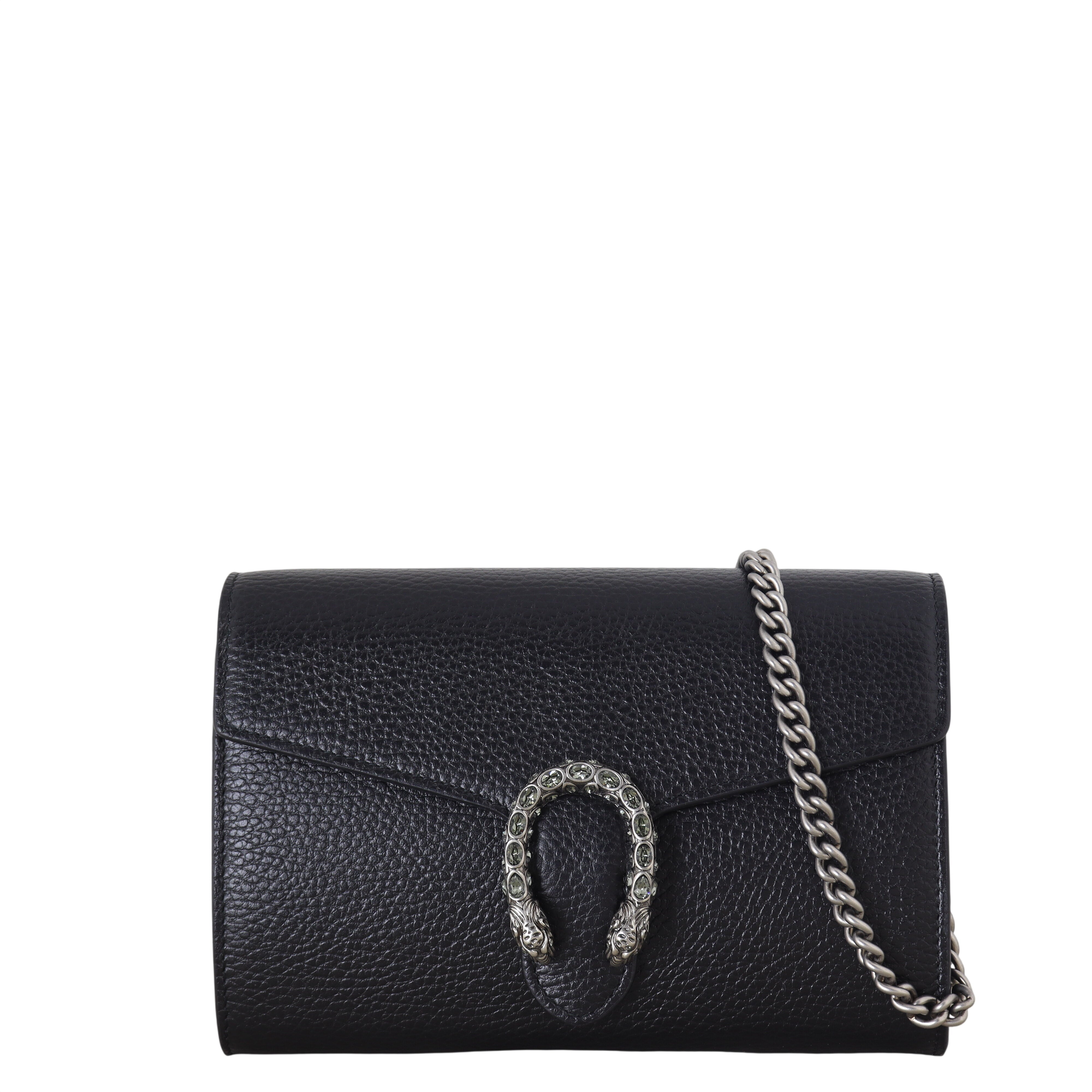 Gucci Dionysus Mini Leather Chain Wallet