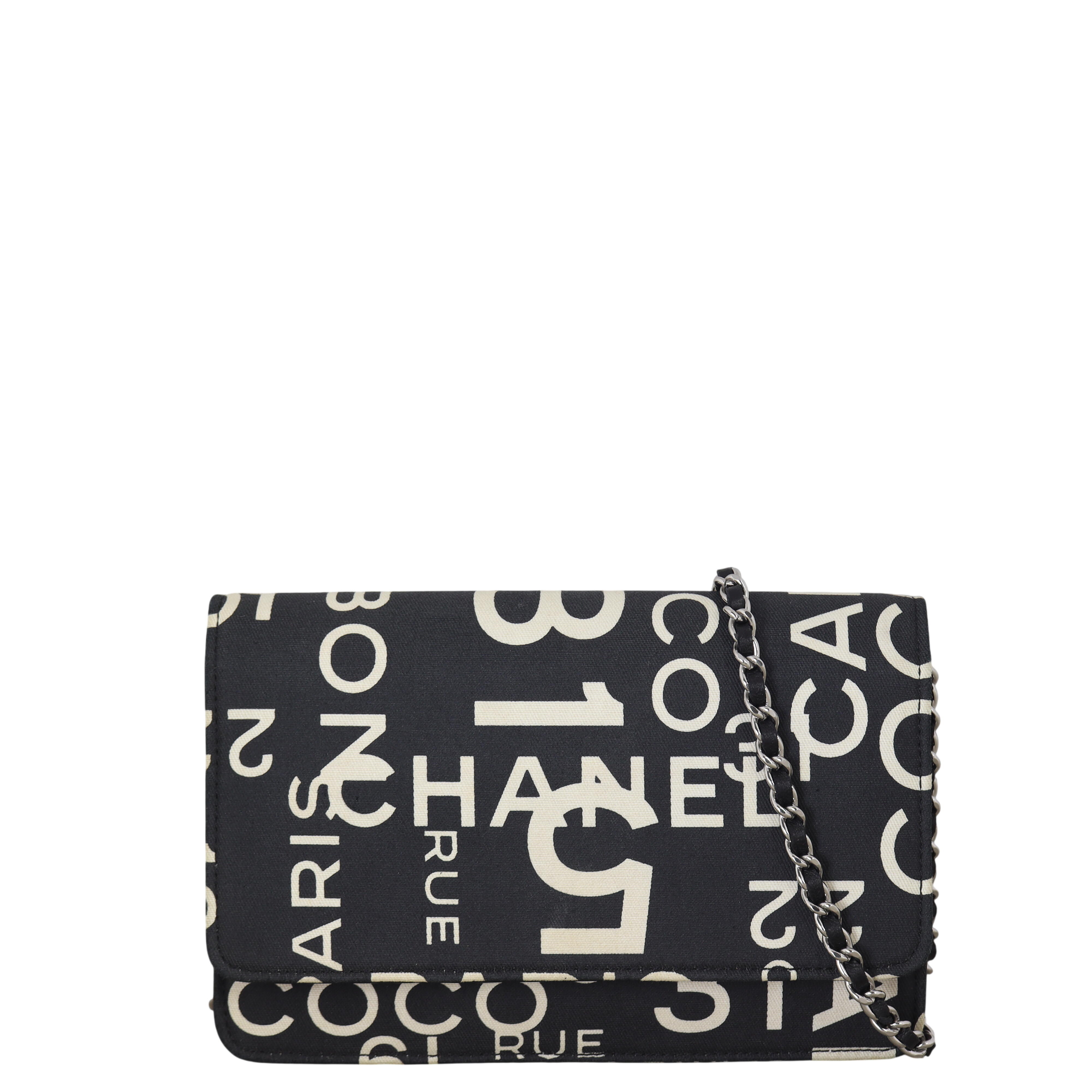 Chanel 31 Rue Cambon Canvas Wallet on Chain