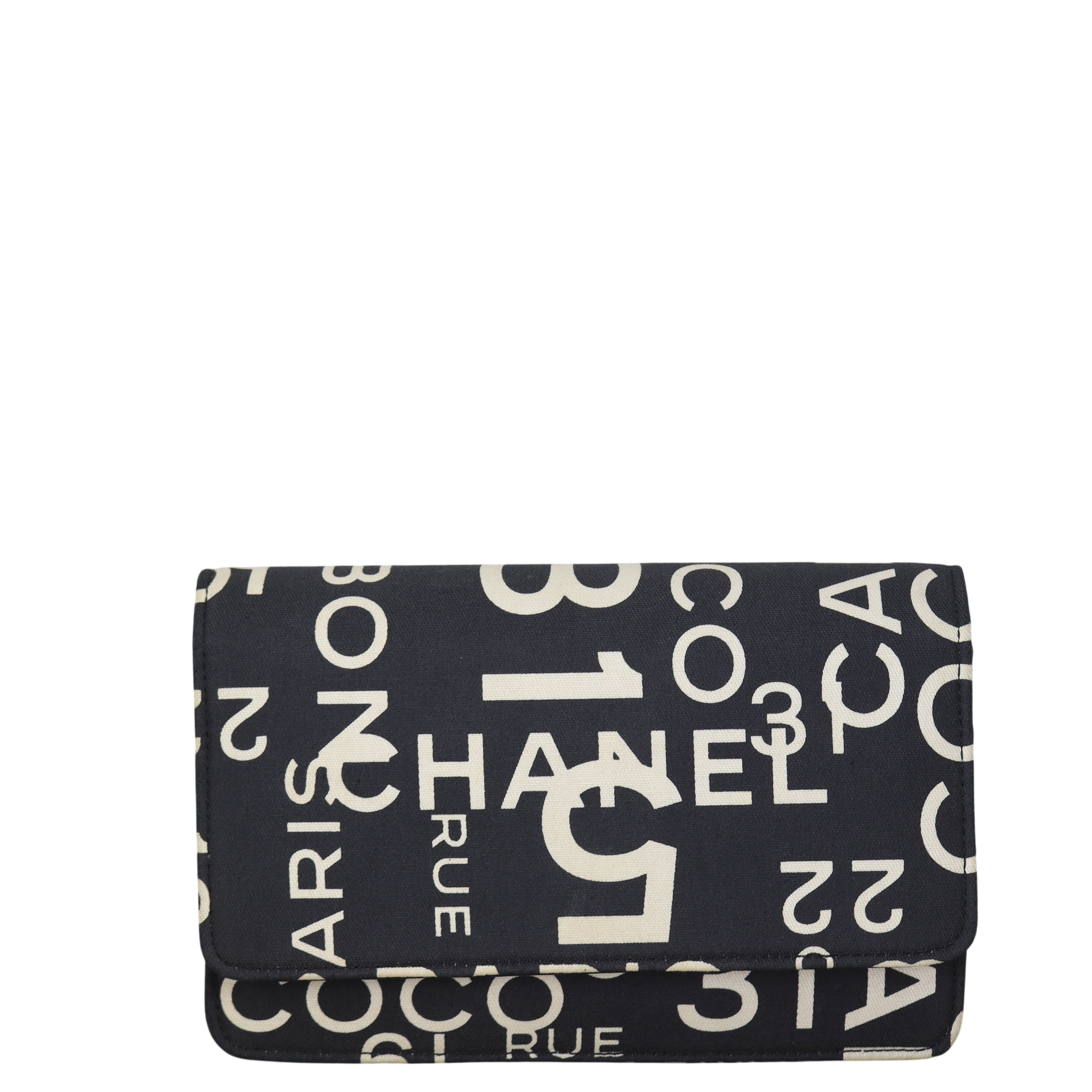 Chanel 31 Rue Cambon Canvas Wallet on Chain