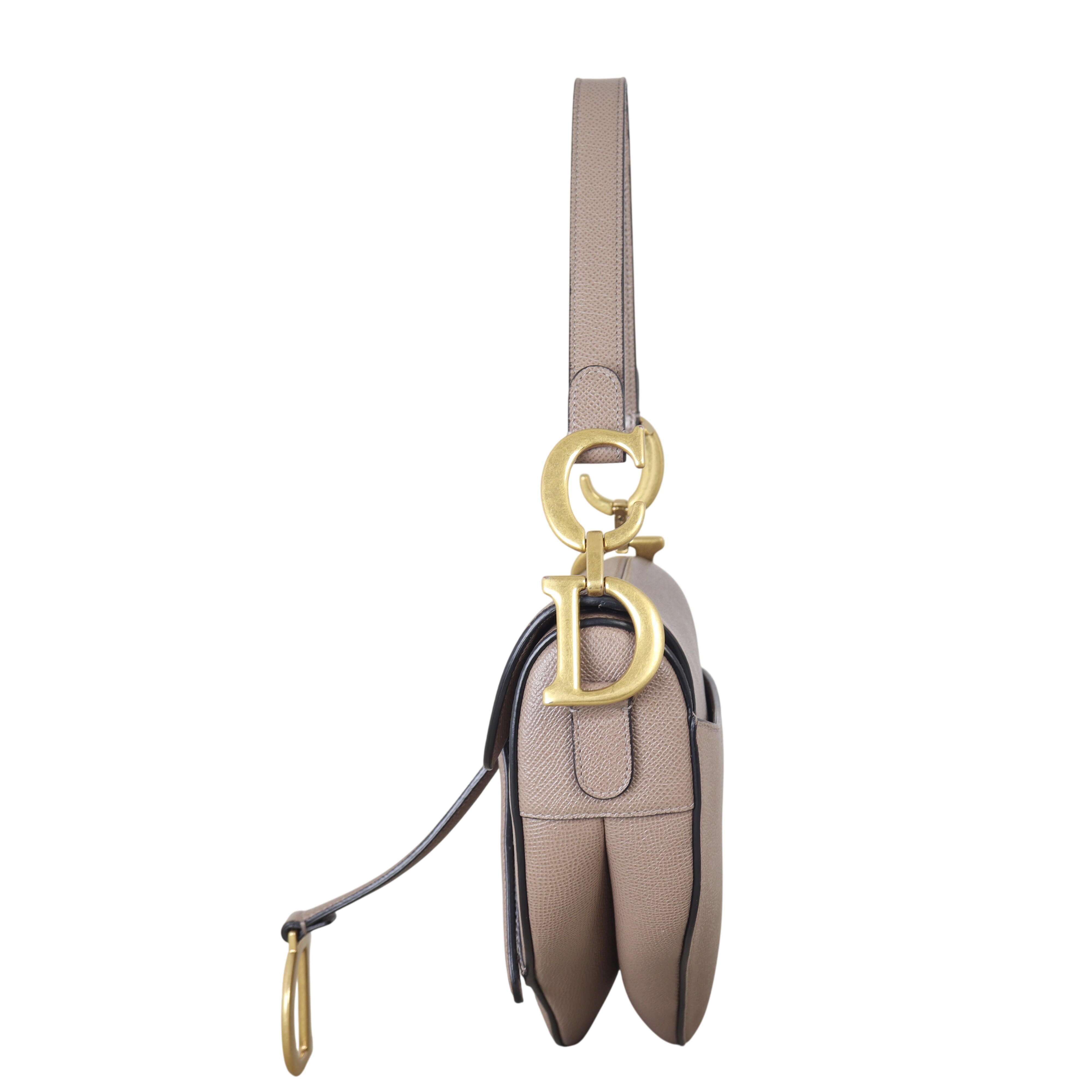 Dior Saddle Bag with Embroidered Strap