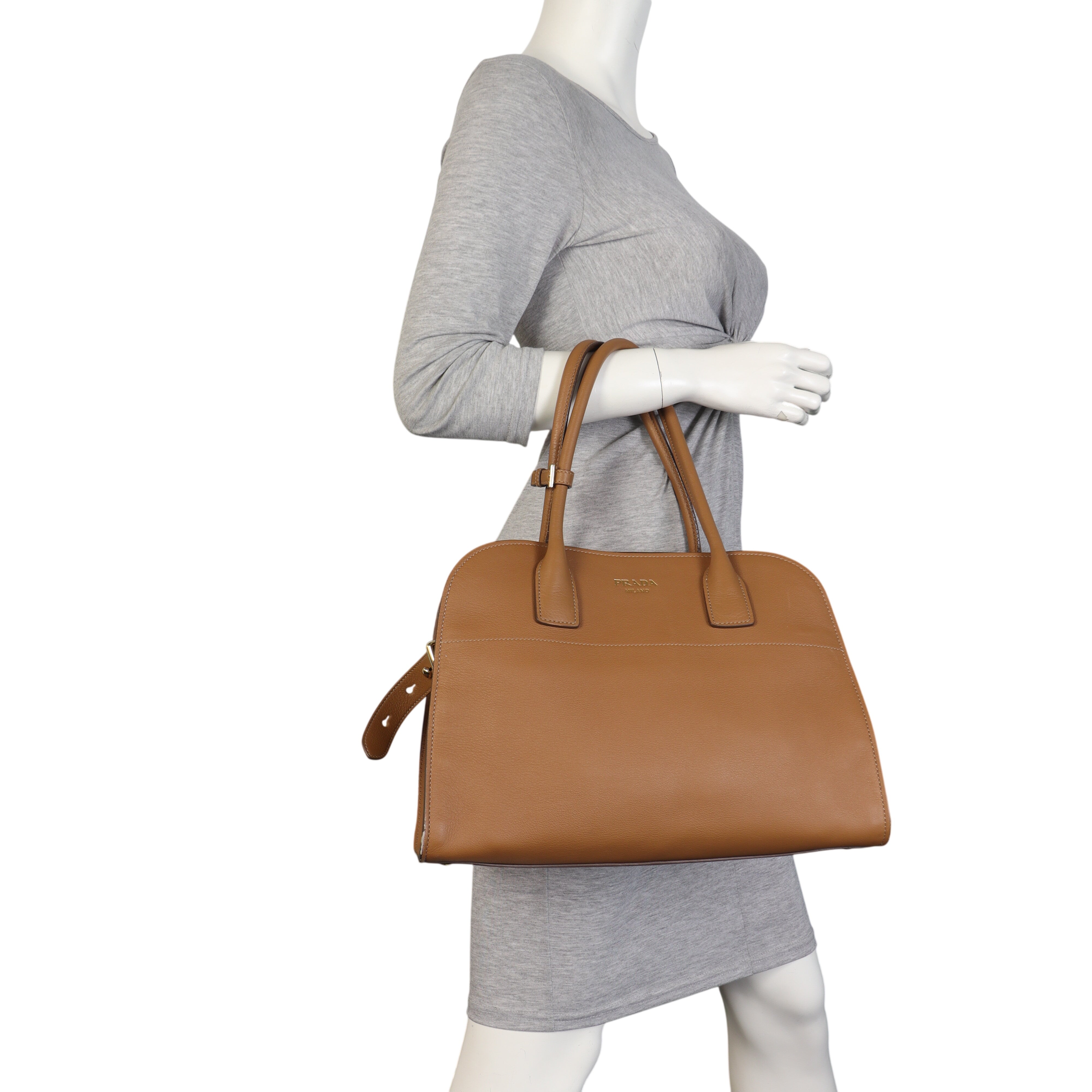 Prada Soft Leather Tote Bag Medium