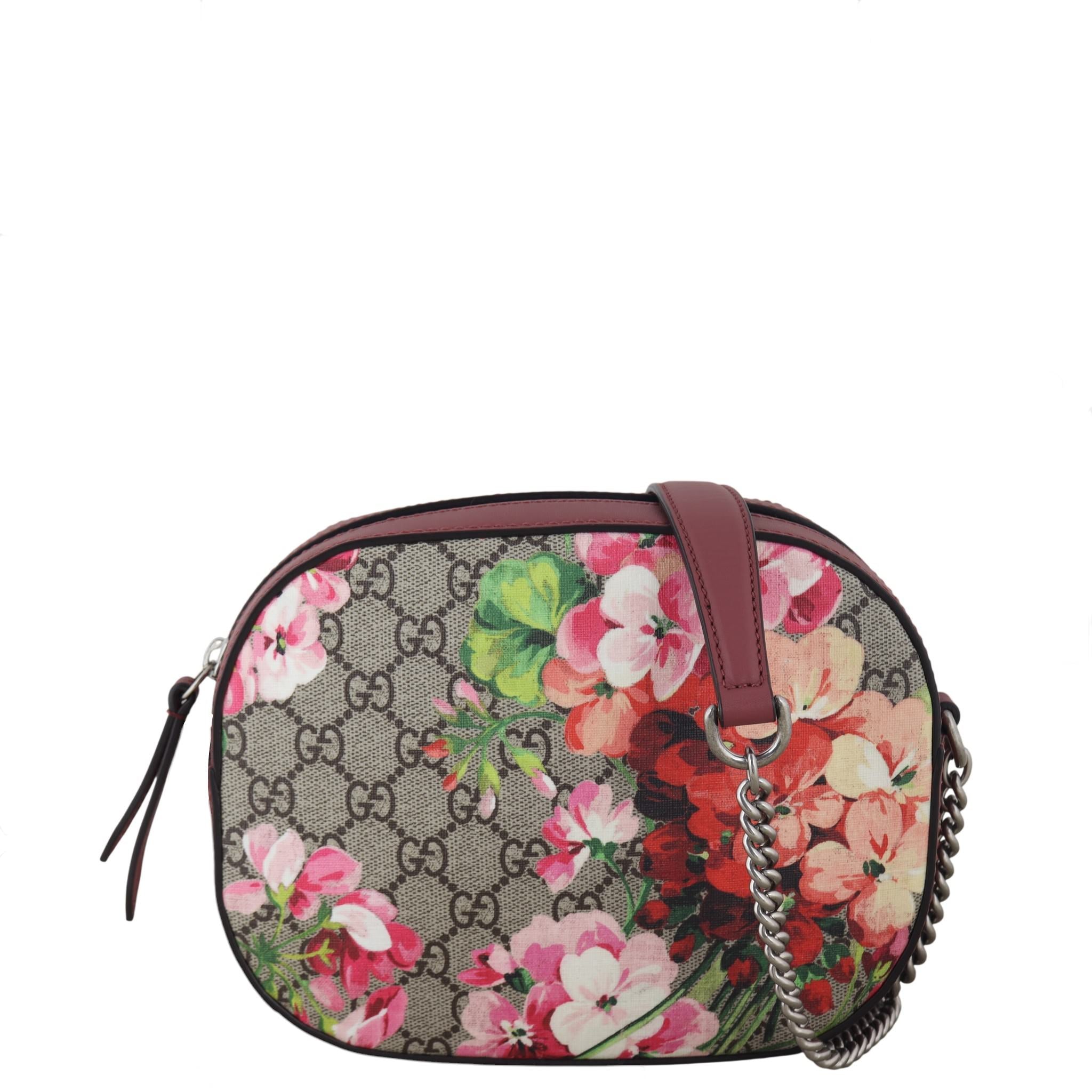Gucci GG Supreme Blooms Camera Bag